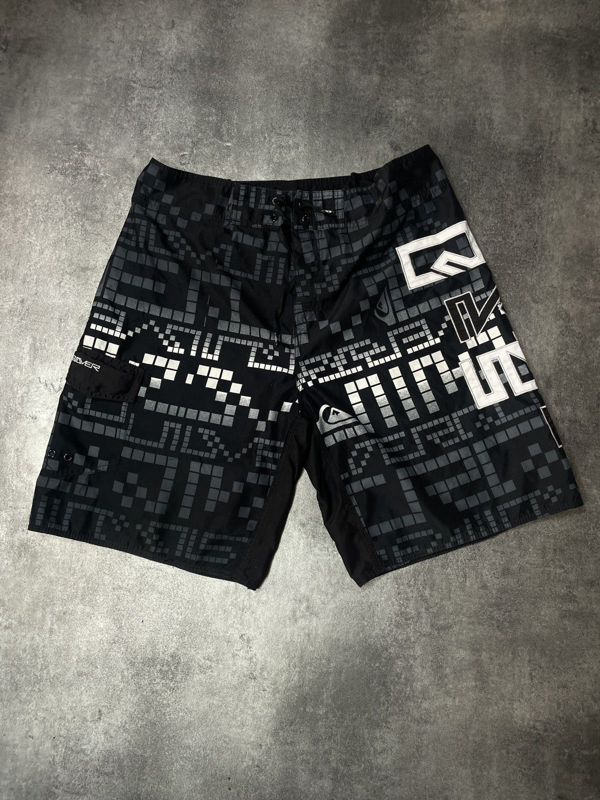 Quiksilver × Vintage 🔥Offers🔥Quiksilver Vintage Y2K Shorts All Over Print Rare Size US 38 / EU 54 - 2 Thumbnail