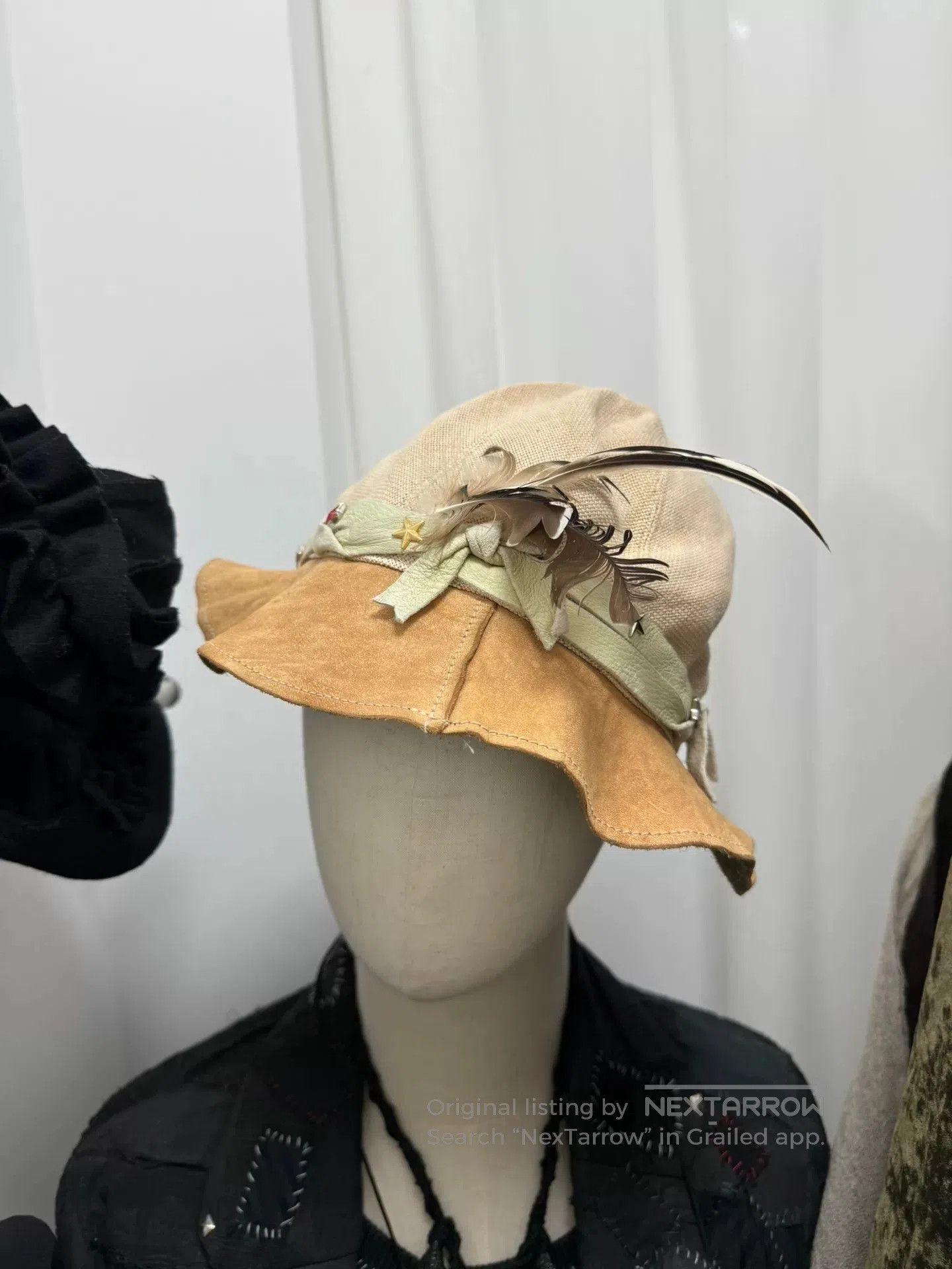 Comme des Garcons Homme Plus soloist feathered fisherman's hat. Size ONE SIZE - 1 Thumbnail