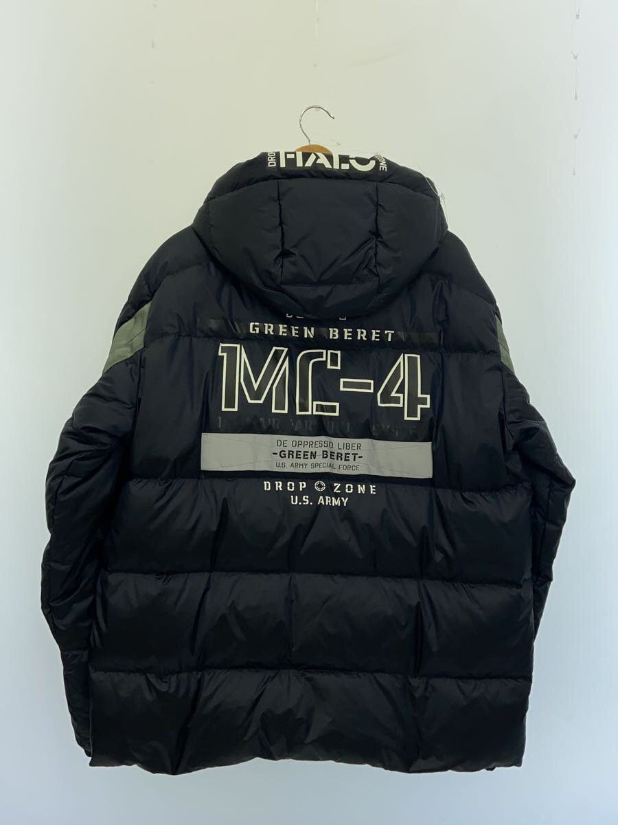 Avirex Avirex Plain Nylon Padded Jacket Navy Size US XL / EU 56 / 4 - 2 Thumbnail