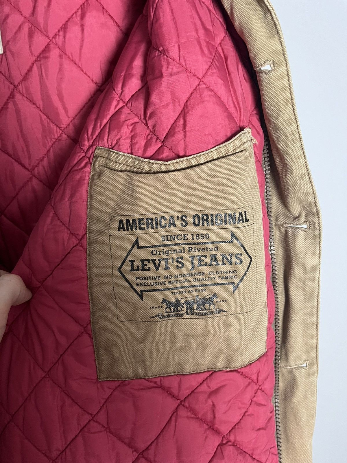 Levi's × Levi's Vintage Clothing × Vintage Vintage Levi's heavy jacket y2k 80s USA Size US XL / EU 56 / 4 - 10 Thumbnail
