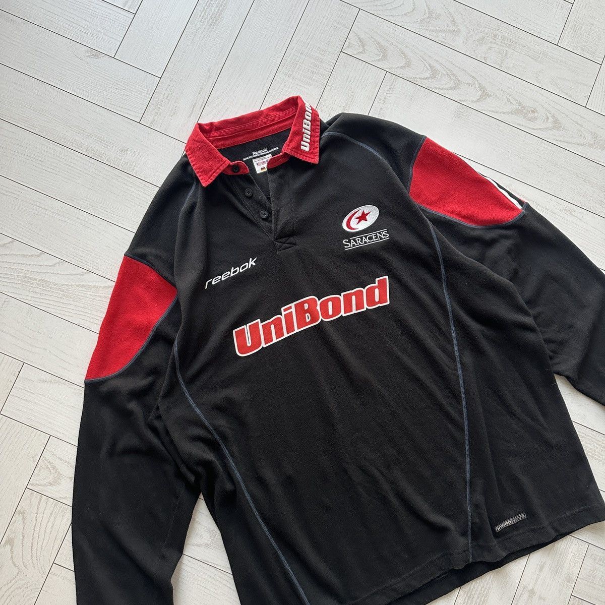 Reebok Vintage 00s Saracens Reebok rugby jersey England y2k rare og Size US L / EU 52-54 / 3 - 4 Thumbnail