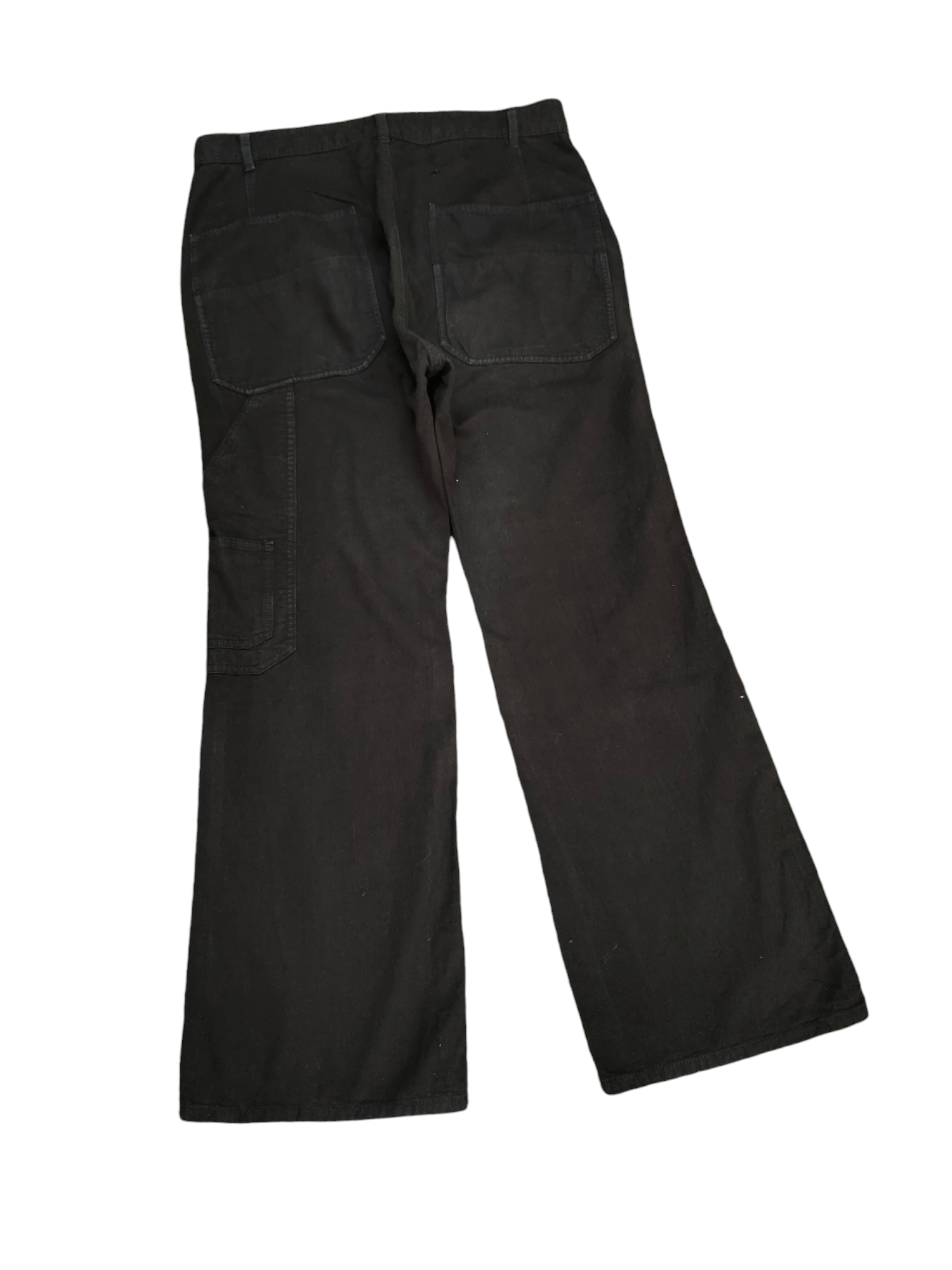 Le Grande Bleu (L.G.B.) Loose Flare Frapbois Dyed Black Fatigue Pants Size US 34 / EU 50 - 13 Thumbnail