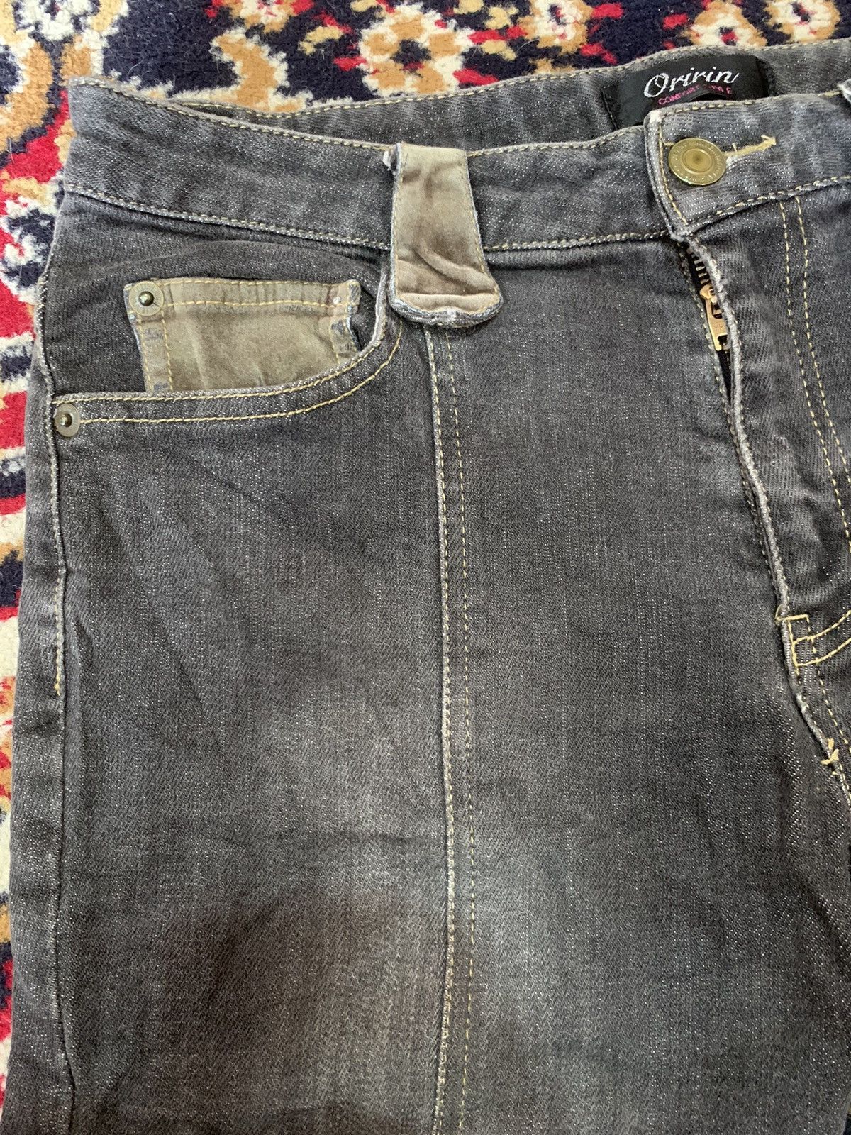 Japanese Brand Vintage Flare ORIRIN Bootcut Side Button Leg Denim Size 28" / US 6 / IT 42 - 9 Thumbnail