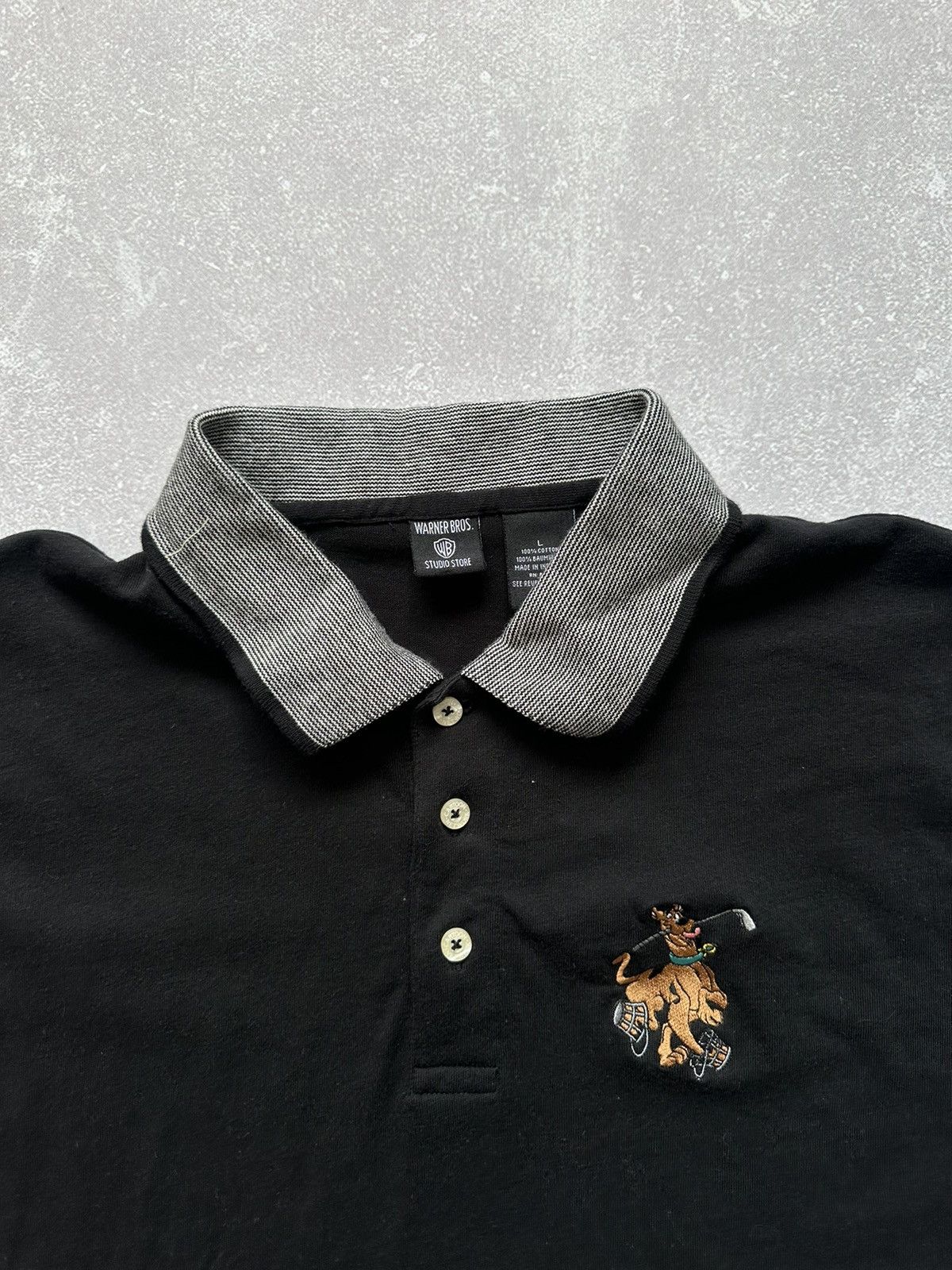 Warner Bros warner brothers polo shirt men size L Size US L / EU 52-54 / 3 - 3 Thumbnail