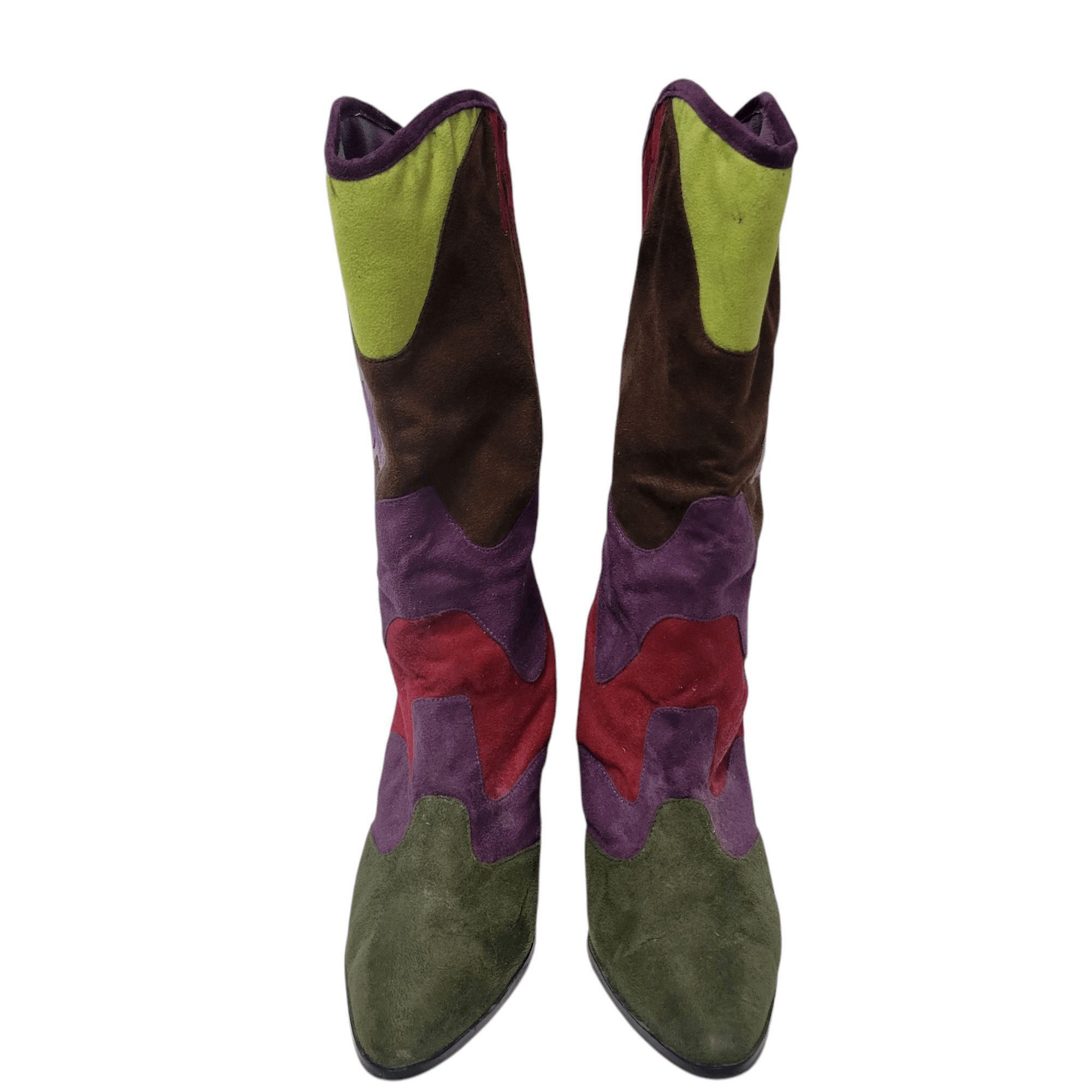 Other Michael Antonio Faux-Suede Geometric Boots Size 7.5 Women's Size US 7.5 / IT 37.5 - 2 Thumbnail