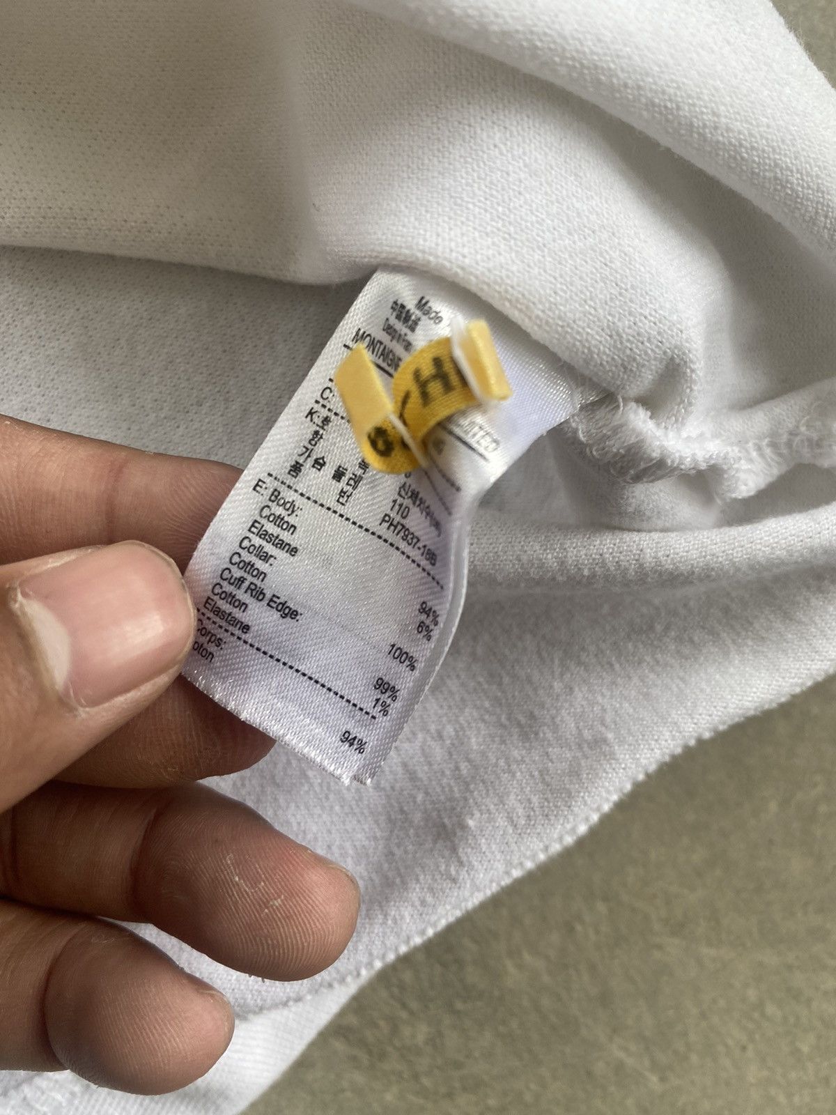 Lacoste × Vintage LACOSTE WHITE POLO TEE Size US M / EU 48-50 / 2 - 4 Thumbnail
