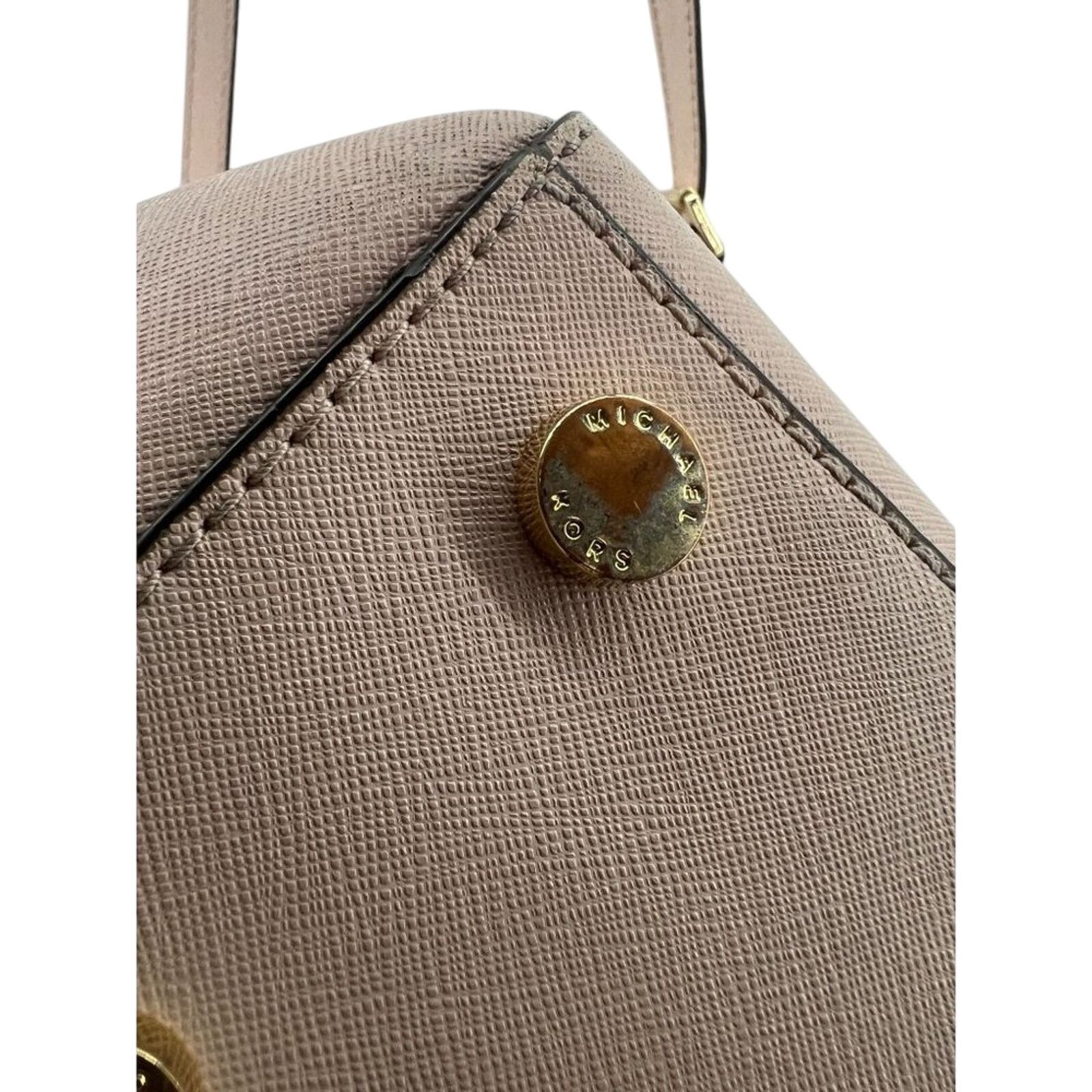 Michael Kors MICHAEL KORS Kellen Med Convertible Satchel Khaki Tan Size ONE SIZE - 8 Thumbnail