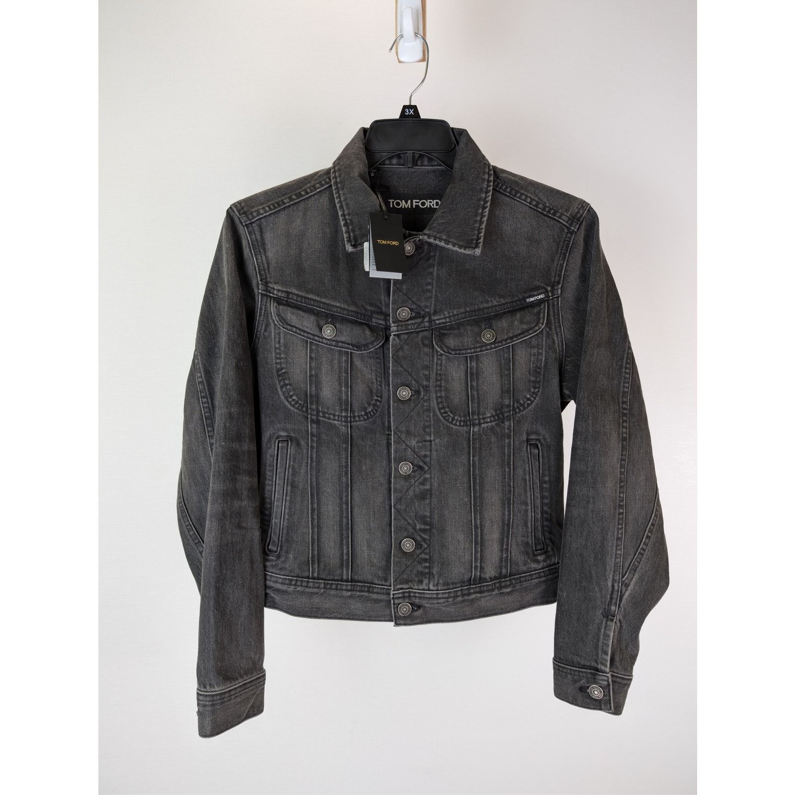 Tom Ford o1rshd1 Denim Jacket in Black Size US S / EU 44-46 / 1 - 8 Thumbnail