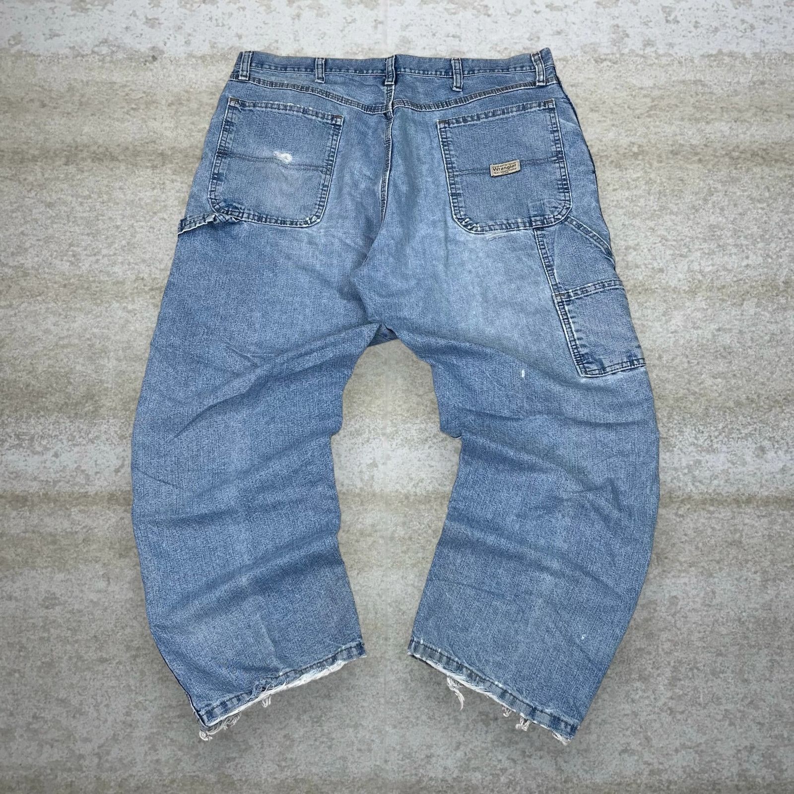 Wrangler Vintage Y2K Wrangler Carpenter Jeans 38x29 Baggy Light Wash Size US 38 / EU 54 - 1 Thumbnail