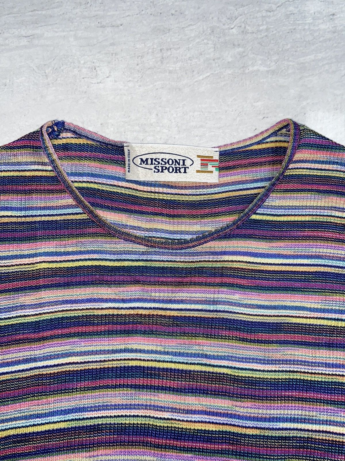 Missoni MISSONI SPORT Striped T-shirt Size US XXS / EU 40 - 12 Thumbnail