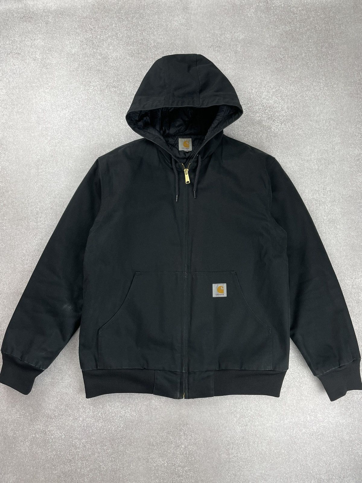 Vintage Carhartt Hooded Active Work Jacket Detroit