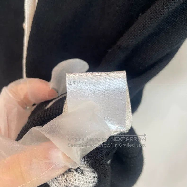 Hermes Hermes Knit Cardigan Short-Sleeve - Black and White with C Size XS / US 0-2 / IT 36-38 - 9 Thumbnail