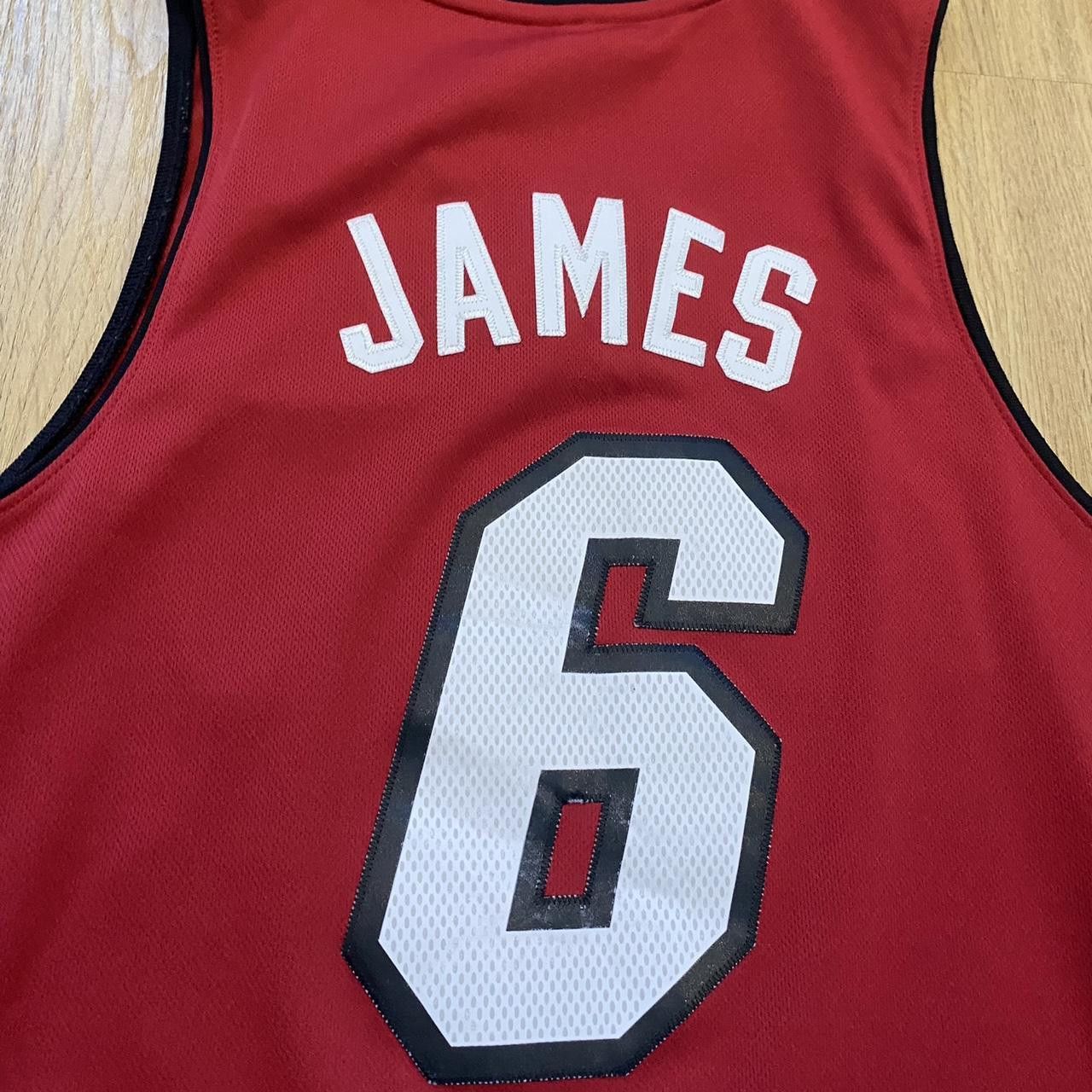 Adidas James Lebron NBA Adidas Miami Heat Shirt basketball Size US M / EU 48-50 / 2 - 3 Thumbnail