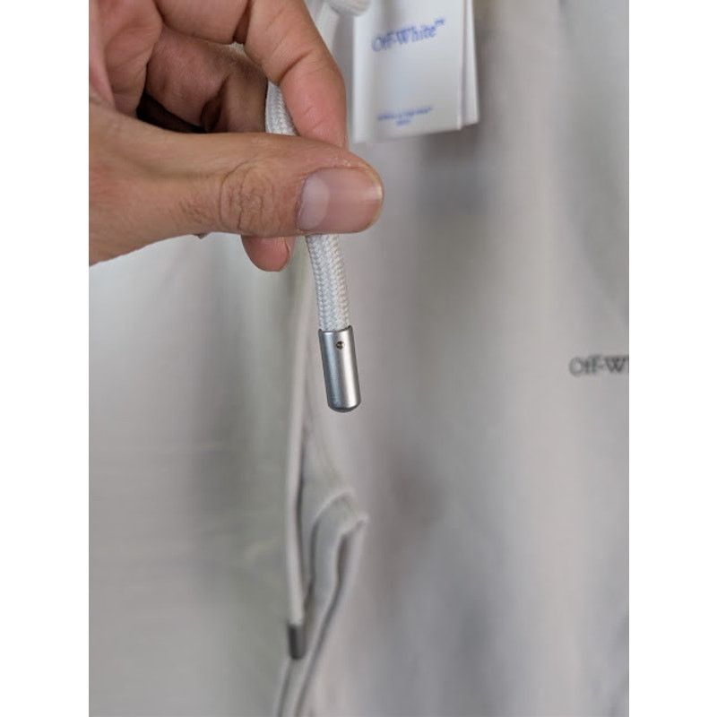 Off-White o1rshd1 Pixel Diag Sweatpants in Light Stone / Black Size US 30 / EU 46 - 8 Thumbnail
