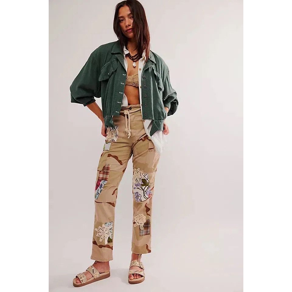 Free People Free People Billy Saddle Green Jacket Women's Size XS Size XS / US 0-2 / IT 36-38 - 2 Thumbnail