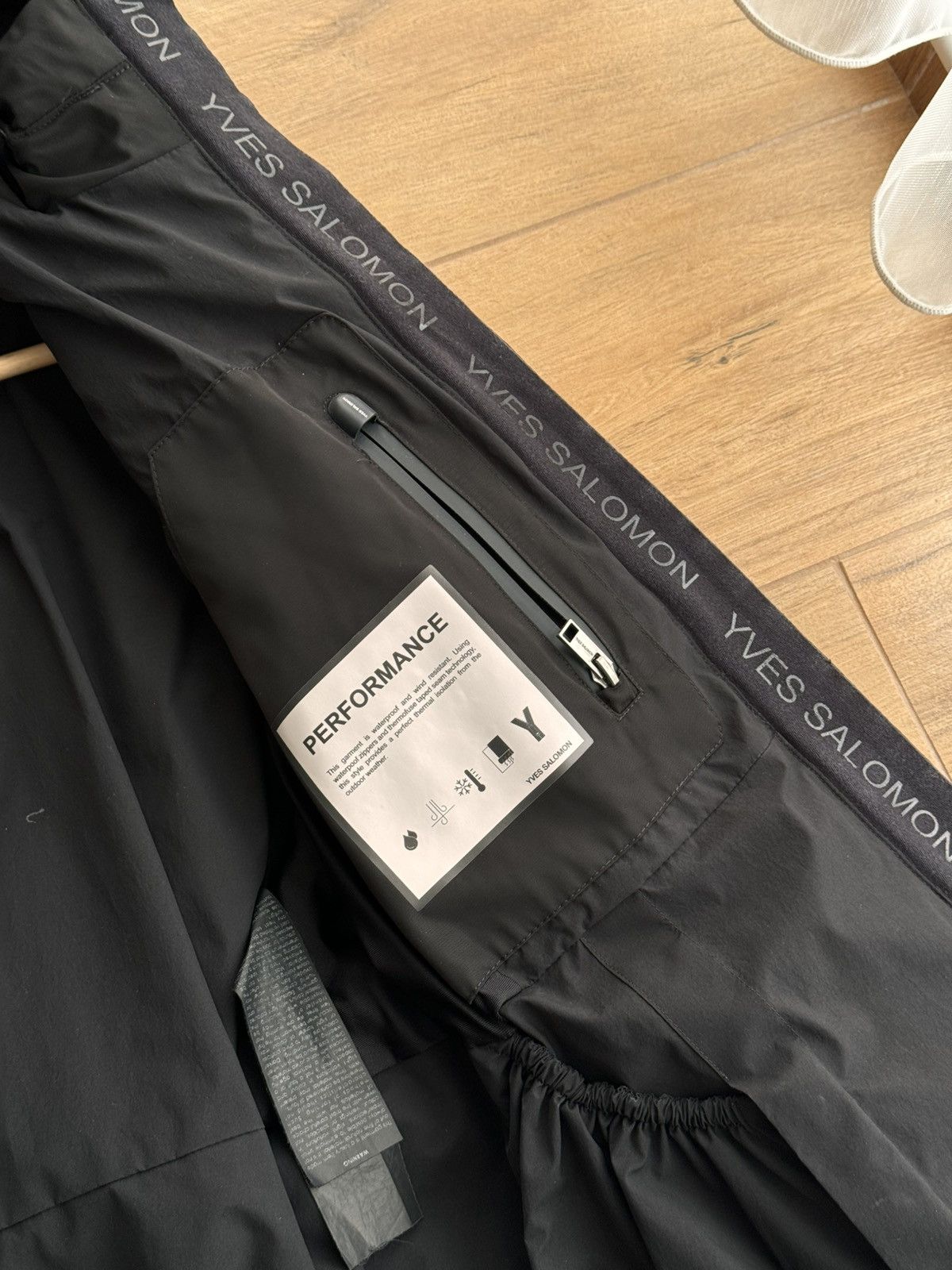 Vintage × Yves Salomon Yves Salomon Shearling Trimmed Luxury W' Black Ski Jacket Size S / US 4 / IT 40 - 11 Thumbnail