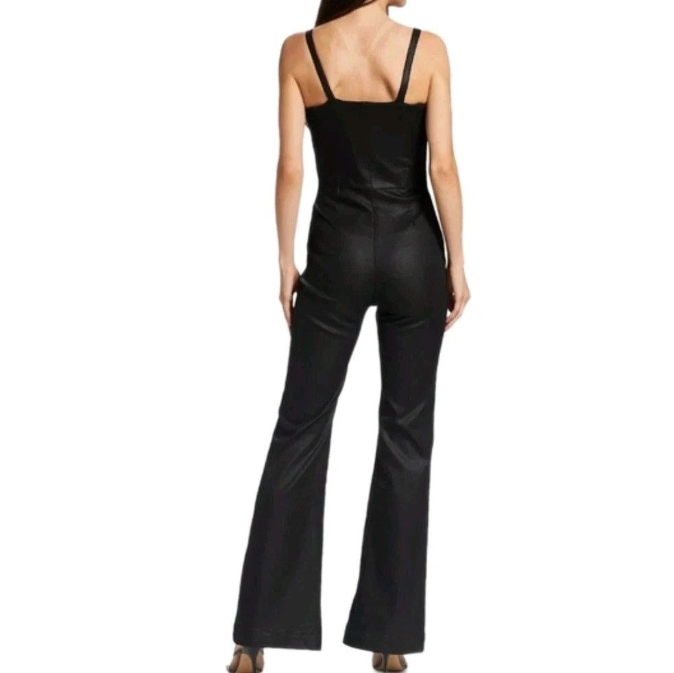 7 For All Mankind Jumpsuit Coated Denim Sleeveless Boot Leg Size XS NEW Gift Size 24" / US 00 / IT 34 - 3 Thumbnail