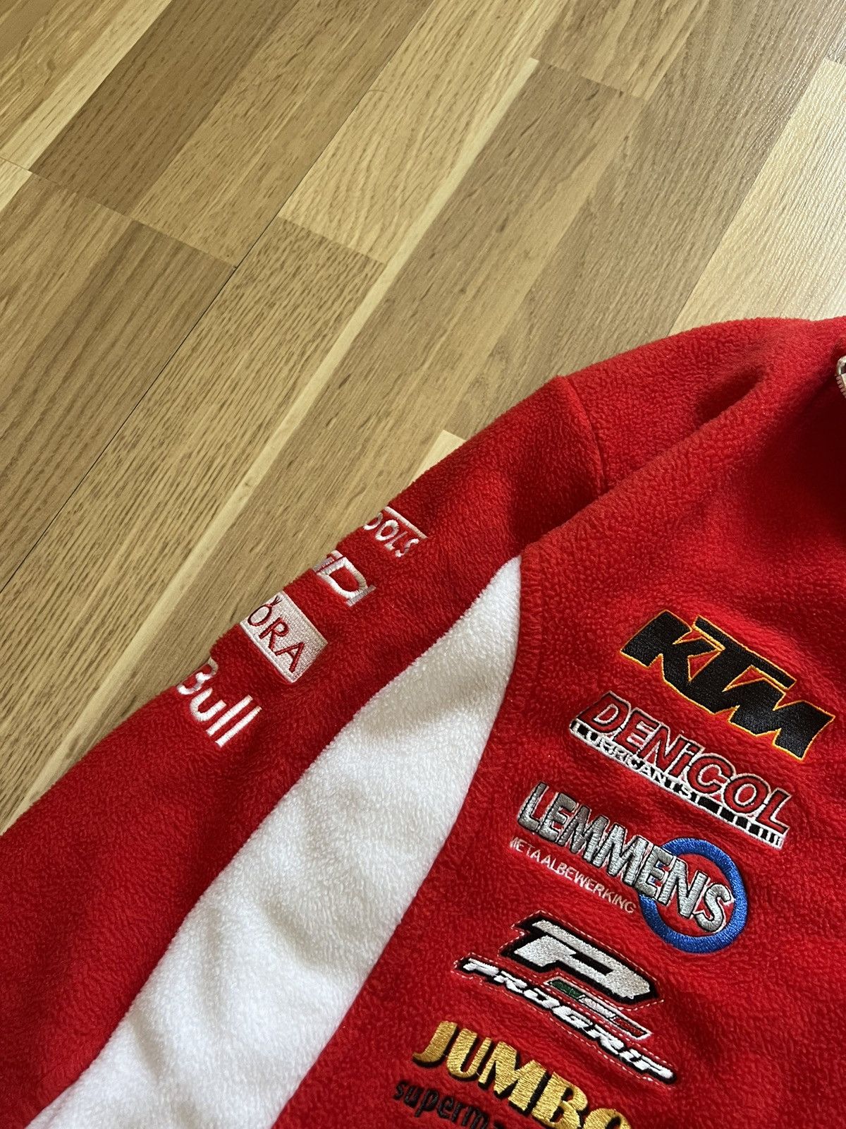 Vintage Vintage moto racing zip fleece jacket nestaan jnco racing 90 Size US M / EU 48-50 / 2 - 7 Thumbnail