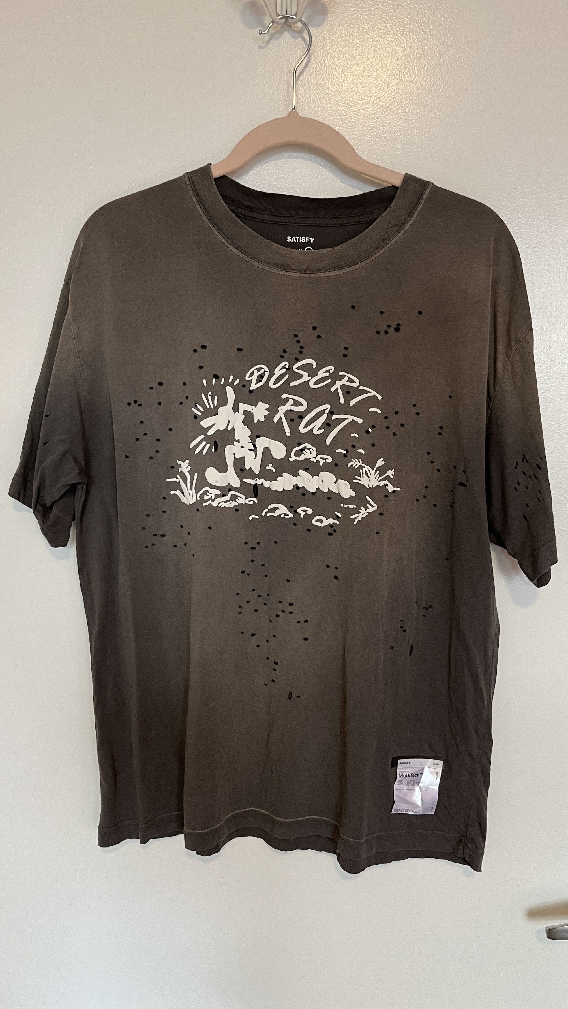Satisfy Satisfy Running MothTech Tee Desert Rat Large 🌊 Size US L / EU 52-54 / 3 - 1 Thumbnail