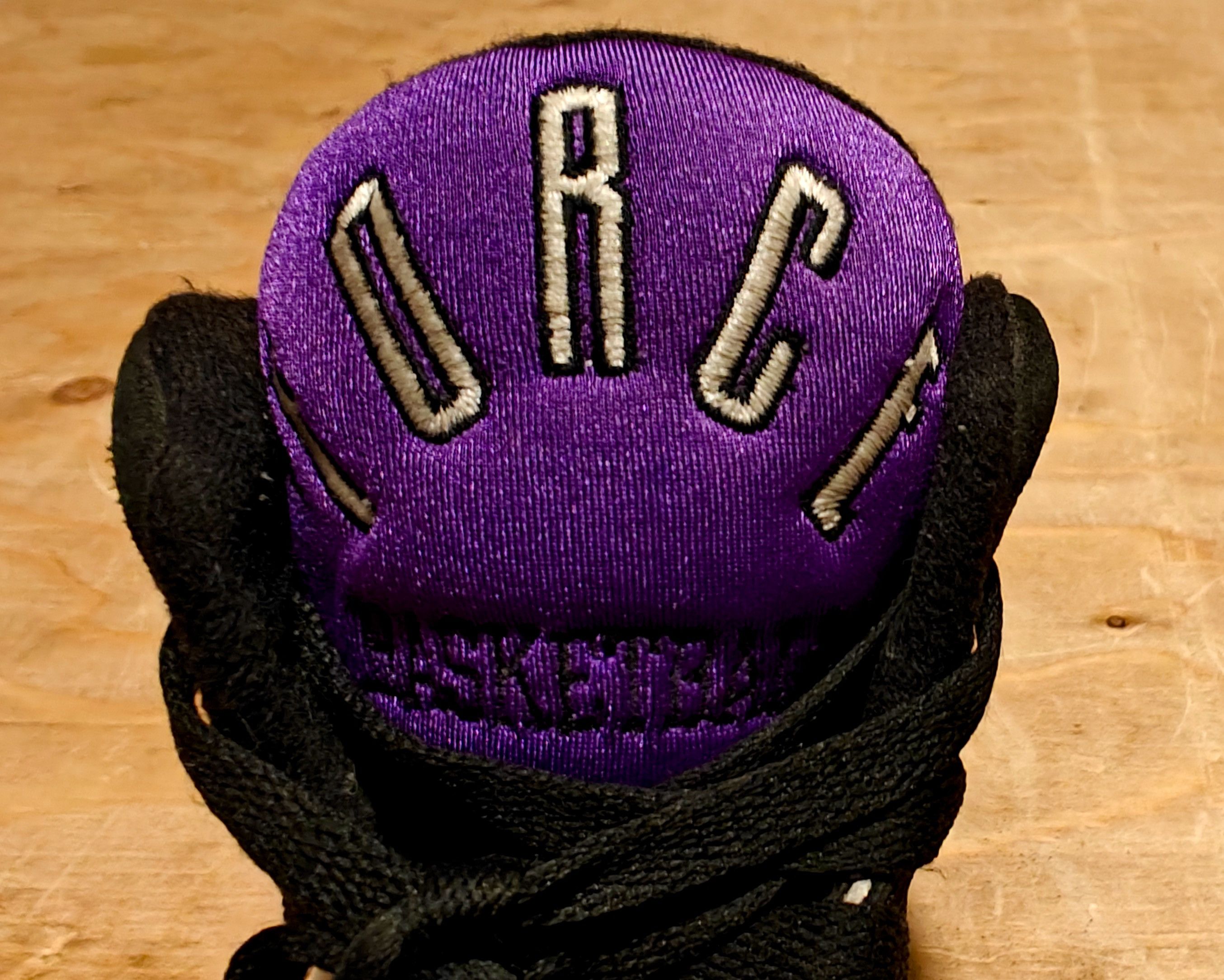 Nike × Vintage Vtg 1993 Nike Force Air Jordan black purple basketball shoes Size US 9 / EU 42 - 6 Thumbnail