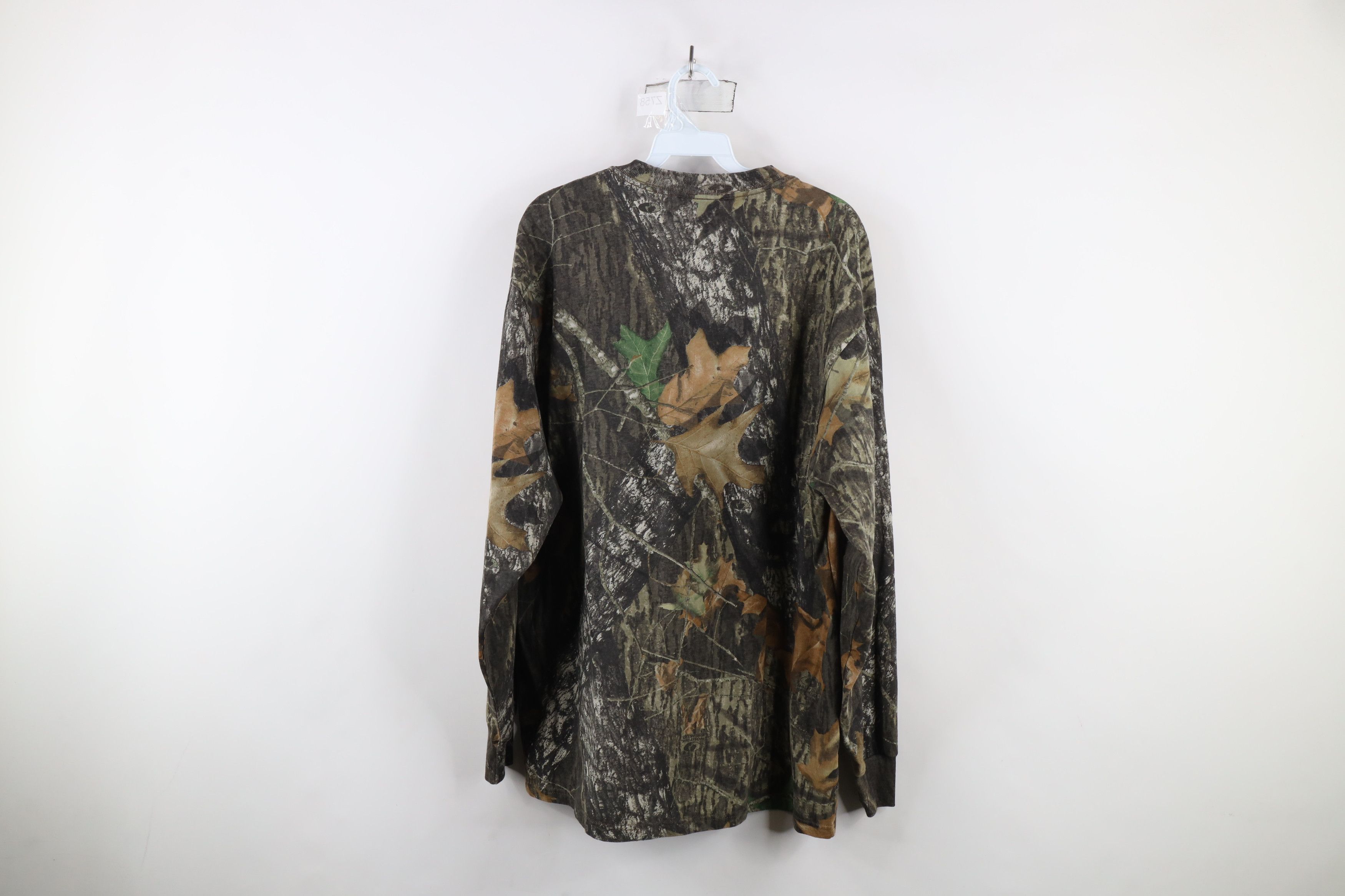 Vintage Vintage 90s Jerzees Camouflage Long Sleeve T-Shirt Cotton Size US L / EU 52-54 / 3 - 6 Thumbnail