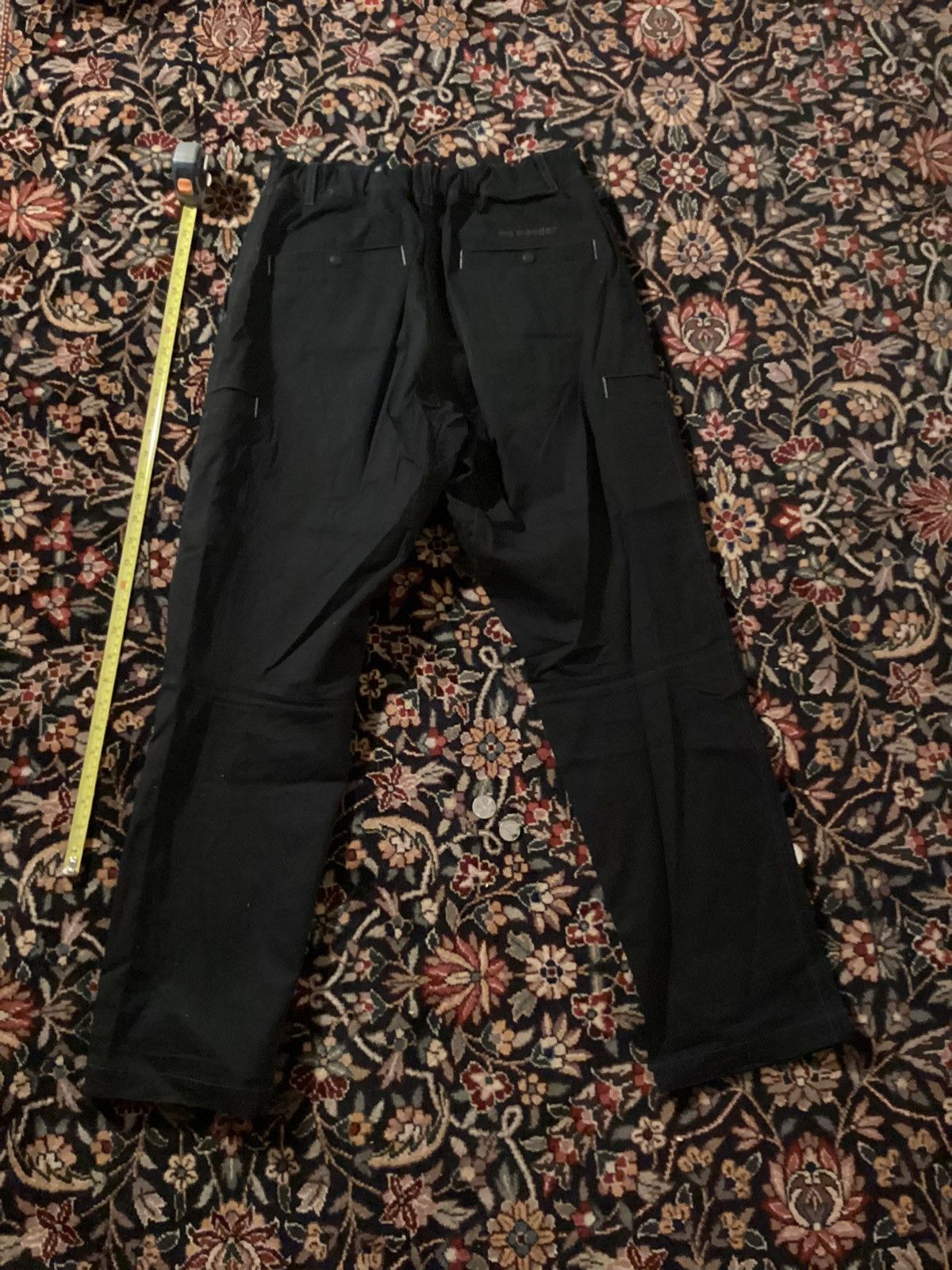 And Wander and Wader - Elasticized Black Cargo Pants - Size 3 Size US 32 / EU 48 - 2 Thumbnail