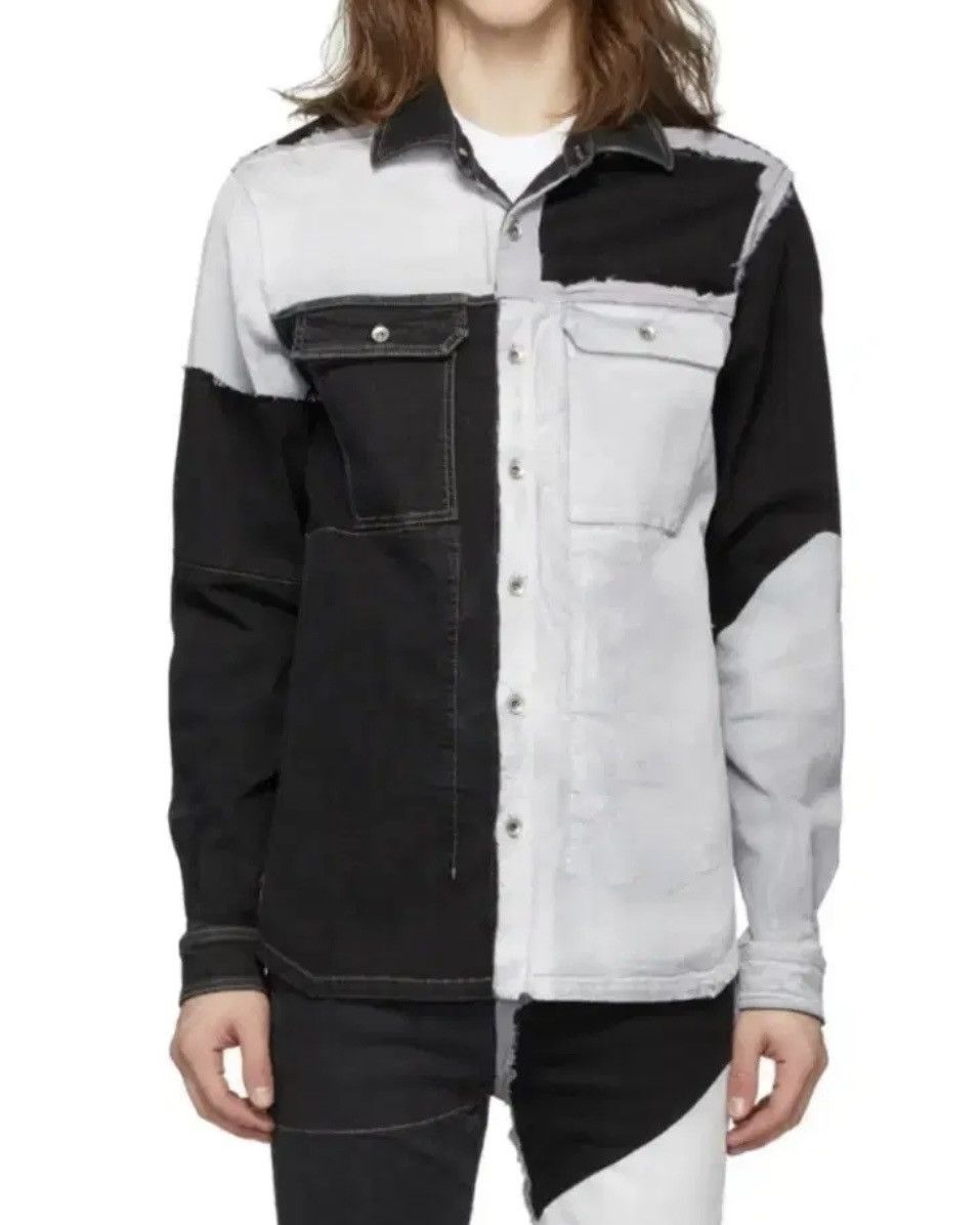 Rick Owens Drkshdw Rick Owens DRKSHDW Denim Shirt Jacket Size US M / EU 48-50 / 2 - 1 Thumbnail