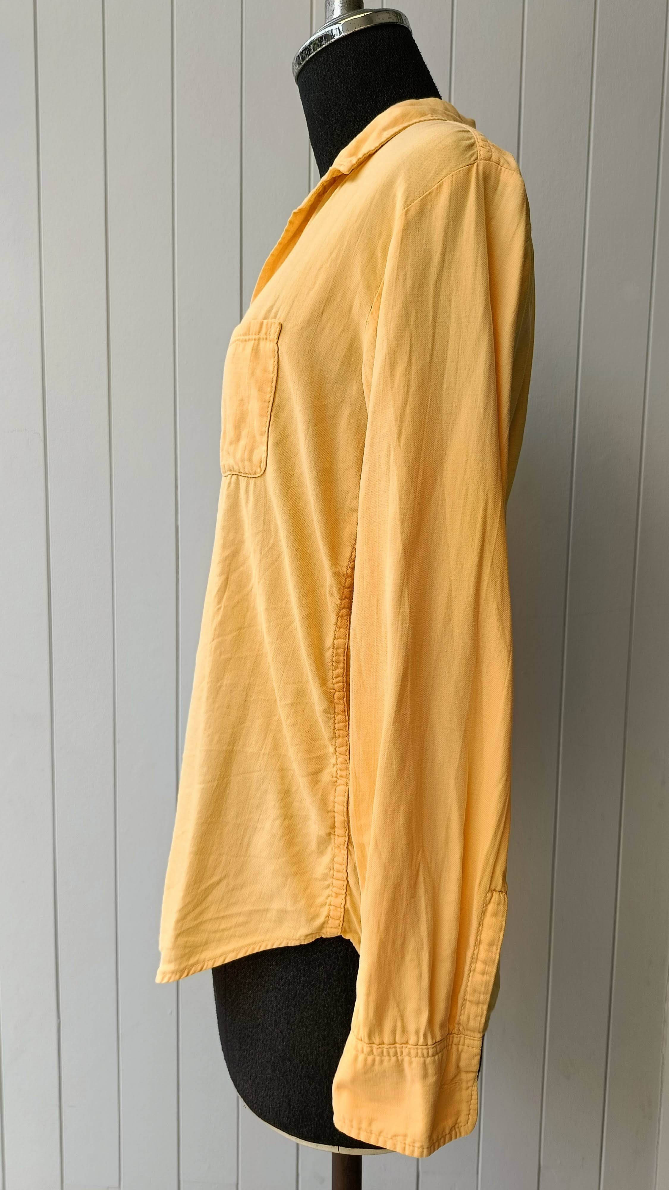 45rpm 45RPM studio by R 90's solid yellow Japan shirt small sz3 Size S / US 4 / IT 40 - 6 Thumbnail