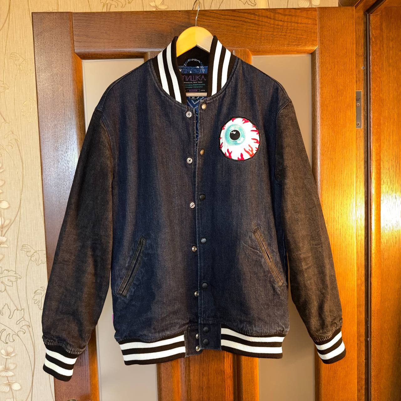 Mishka Vintage denim bomber jacket from MISHKA NYC Size US L / EU 52-54 / 3 - 12 Thumbnail