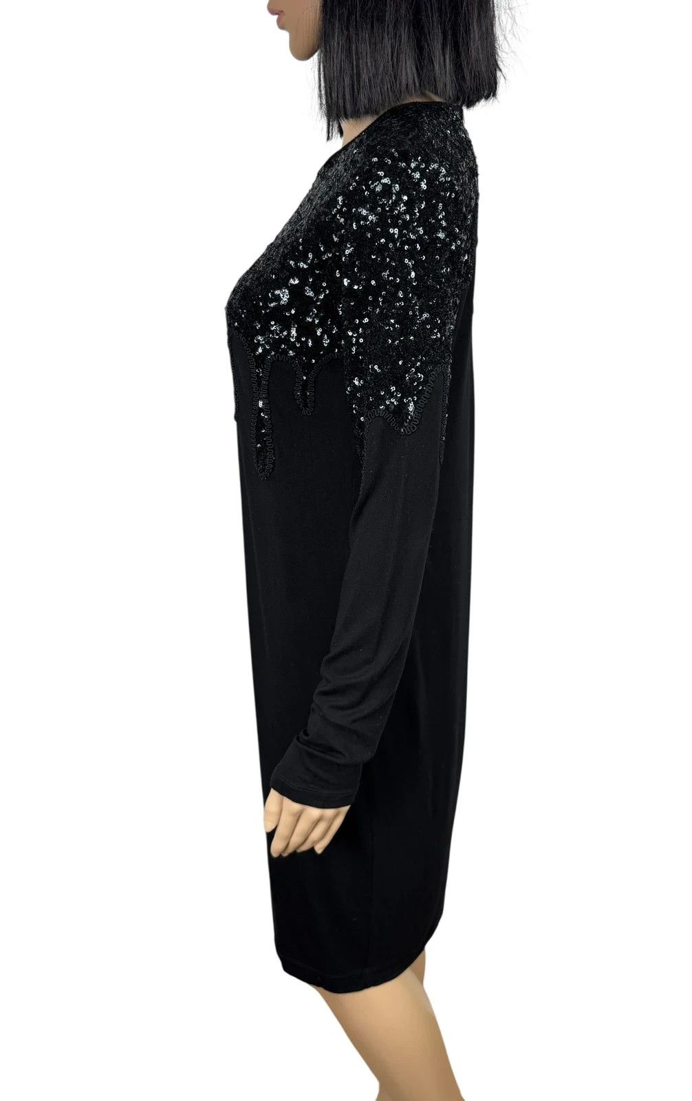 Love Moschino Love Moschino Sequined Dress Viscose size GB8 I40 Size S / US 4 / IT 40 - 8 Thumbnail