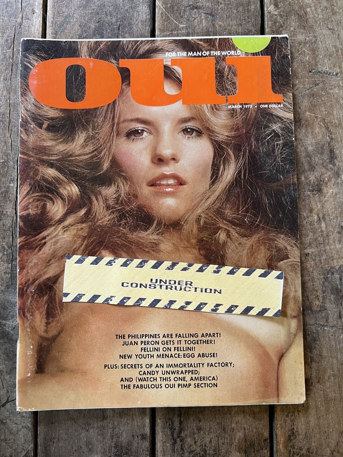 Vintage OUI Magazine “ For The Man of The World ” - March 1973 Issue Size ONE SIZE - 1 Thumbnail