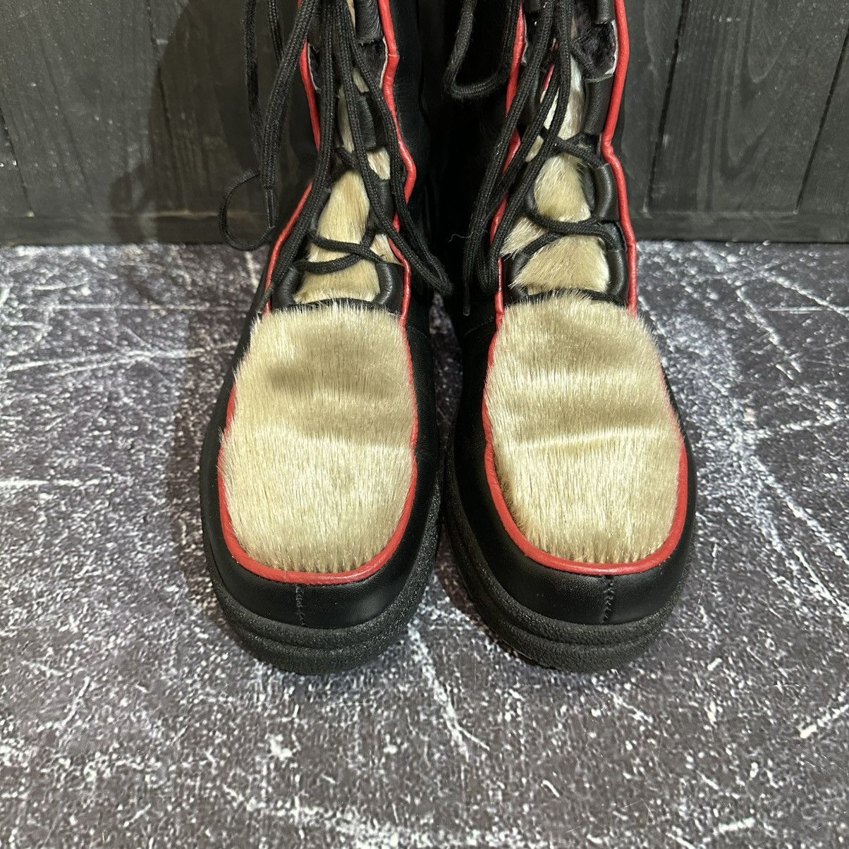 Japanese Brand Kandahar Vintage Swiss Handmade Women’s Fur Boots 22.5 cm Size US 5.5 / IT 35.5 - 5 Thumbnail