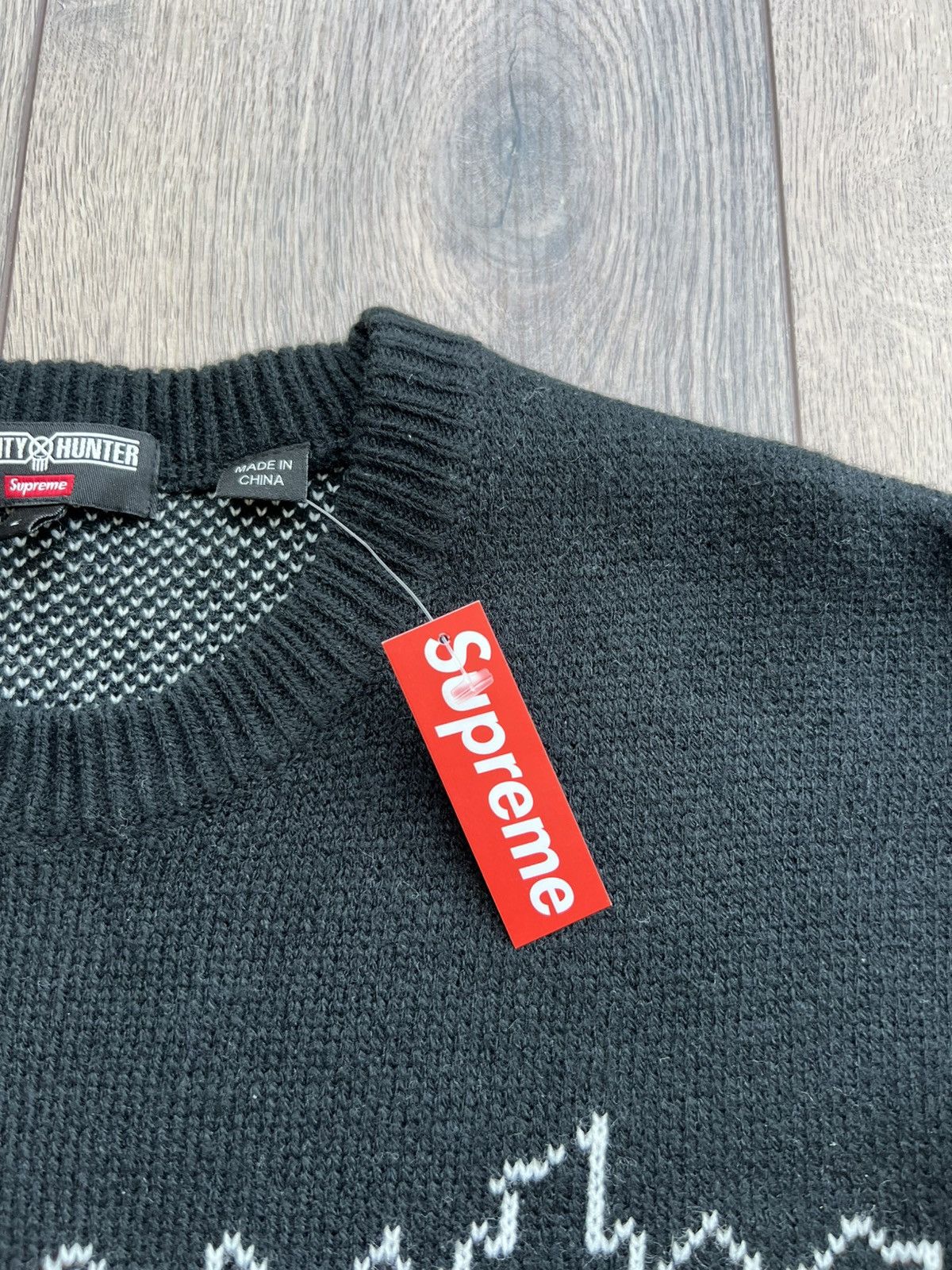 Bounty Hunter × Supreme Supreme x Bounty Hunter Knit Sweater Black Large Size US L / EU 52-54 / 3 - 5 Thumbnail