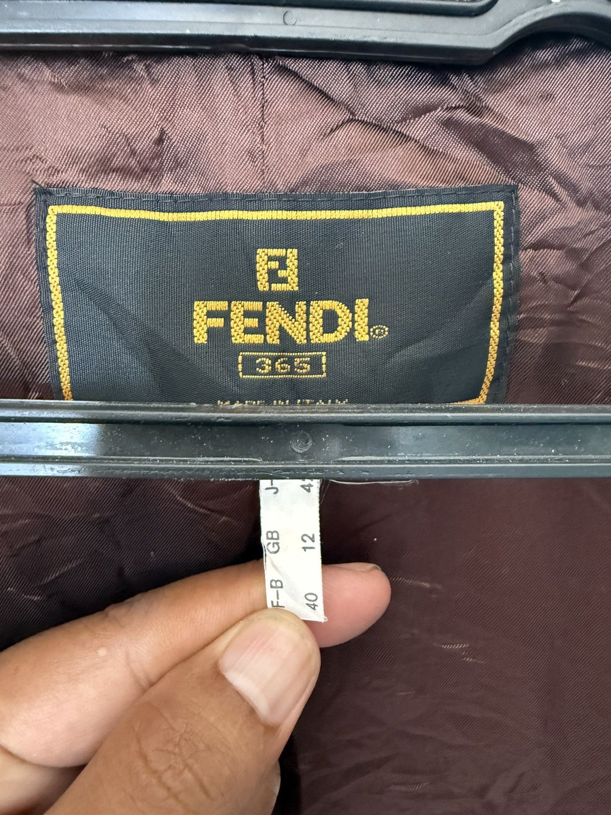 Fendi Autumn Whispers Vintage Fendi Tweed Coat Earthbound Elegance Size M / US 6-8 / IT 42-44 - 9 Thumbnail