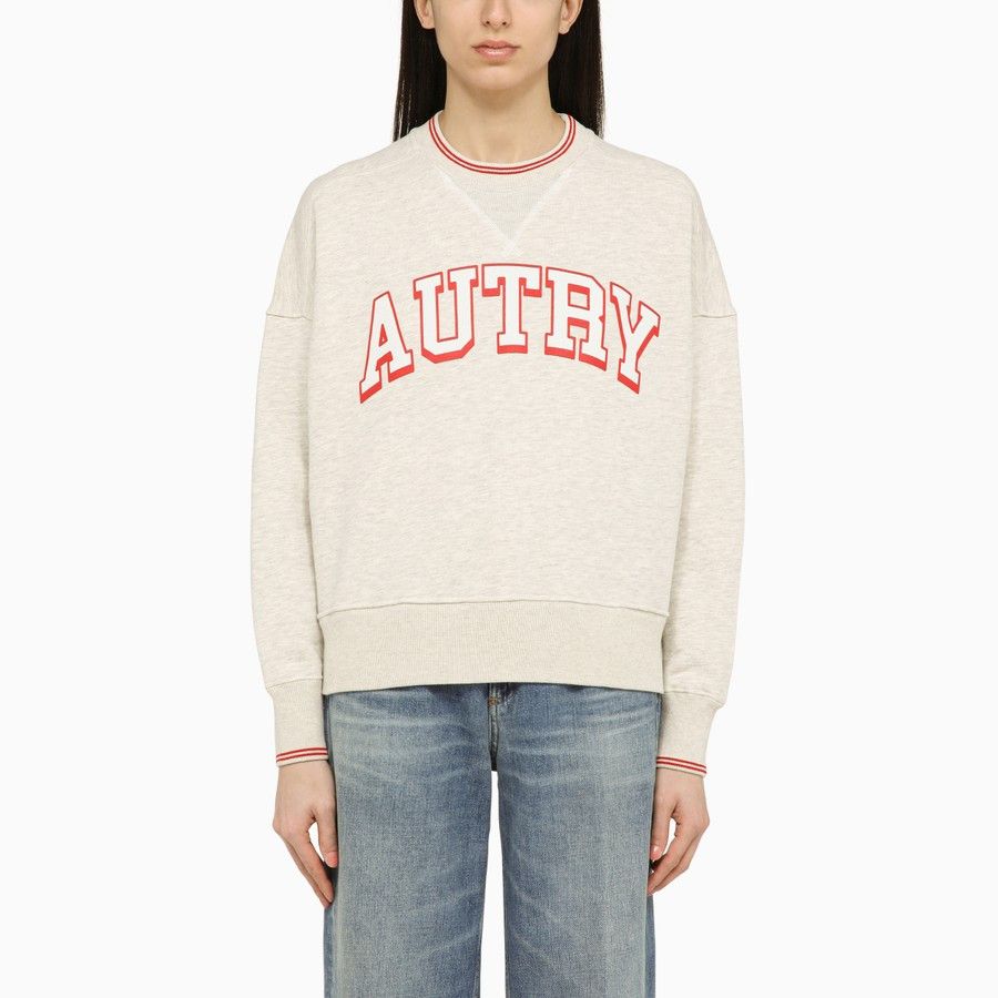 AUTRY o1d2blof0824 Logo Sweatshirts in Grey Size S / US 4 / IT 40 - 1 Thumbnail