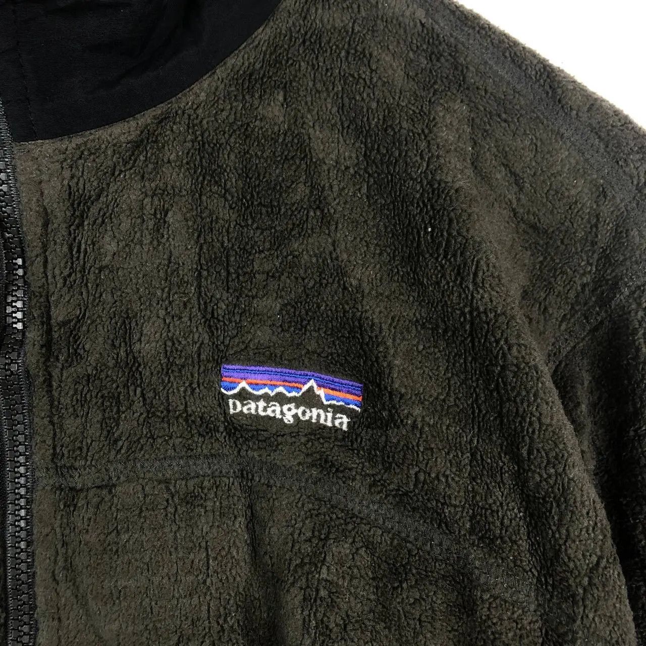 Patagonia Vtg 2001 PATAGONIA USA Polartec Dark Green Fleece Sherpa Size US S / EU 44-46 / 1 - 4 Thumbnail