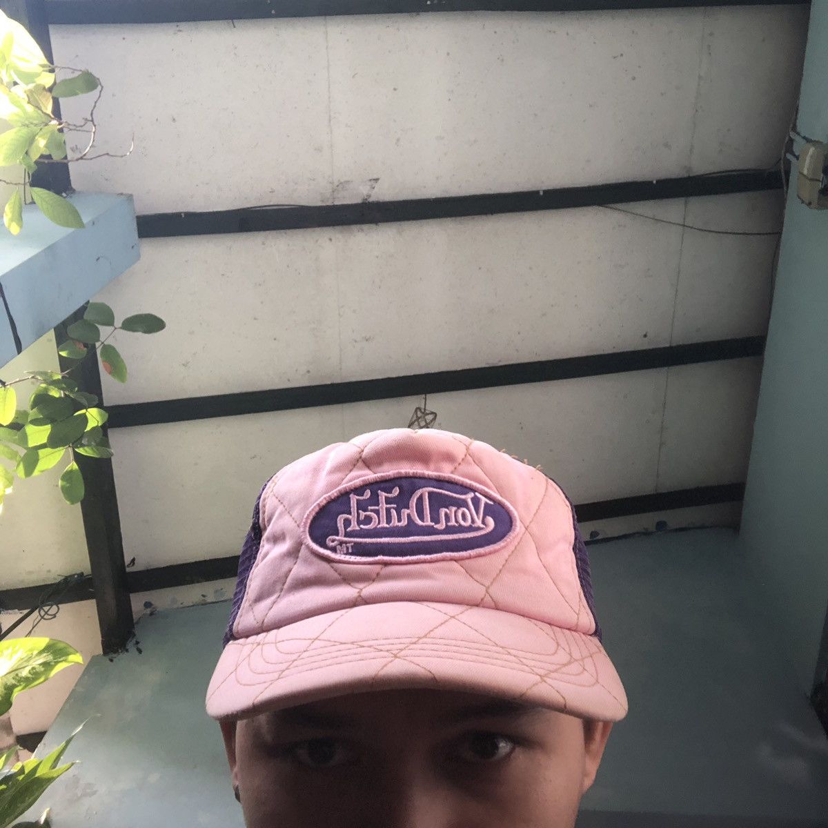 Vintage 🚫 SOLD 🚫 Von Dutch Pink-Purple Trucker Hat Size ONE SIZE - 10 Thumbnail