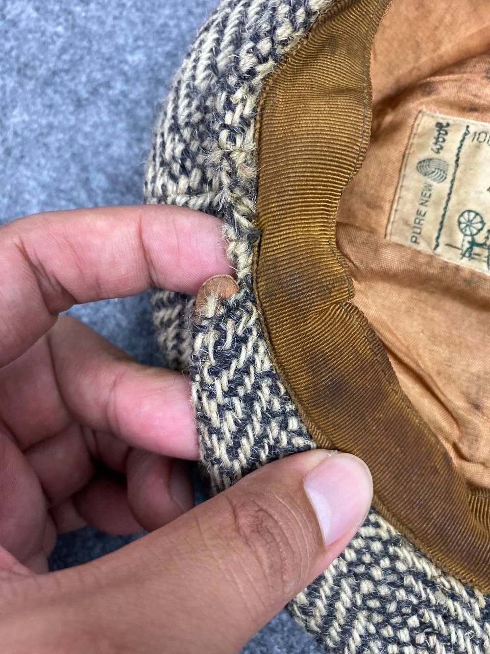Vintage vintage millars herringbone wool beretta hat Size ONE SIZE - 8 Thumbnail