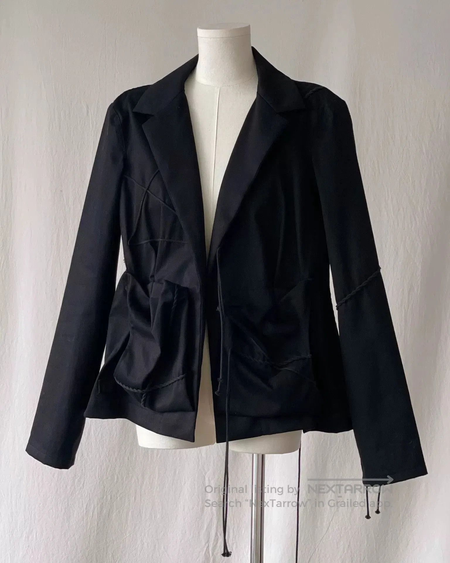Yohji Yamamoto Asymmetrical Pocketed Jacket by Yohji Yamamoto. Size M / US 6-8 / IT 42-44 - 1 Thumbnail