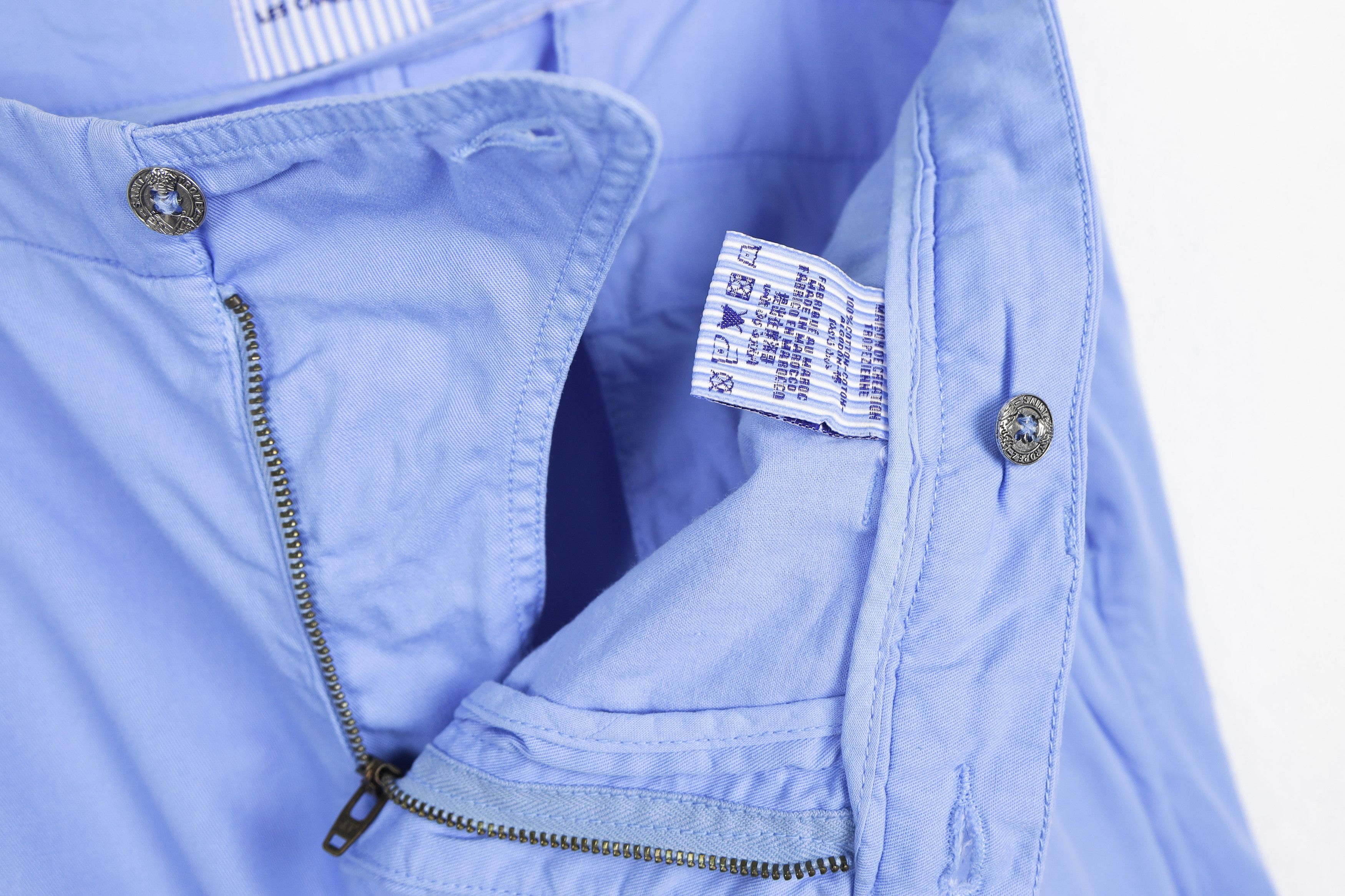 Designer × Life's a Beach × Vilebrequin Les Canebiers Blue Chino Tartane Pants Trousers Size US 31 - 6 Thumbnail