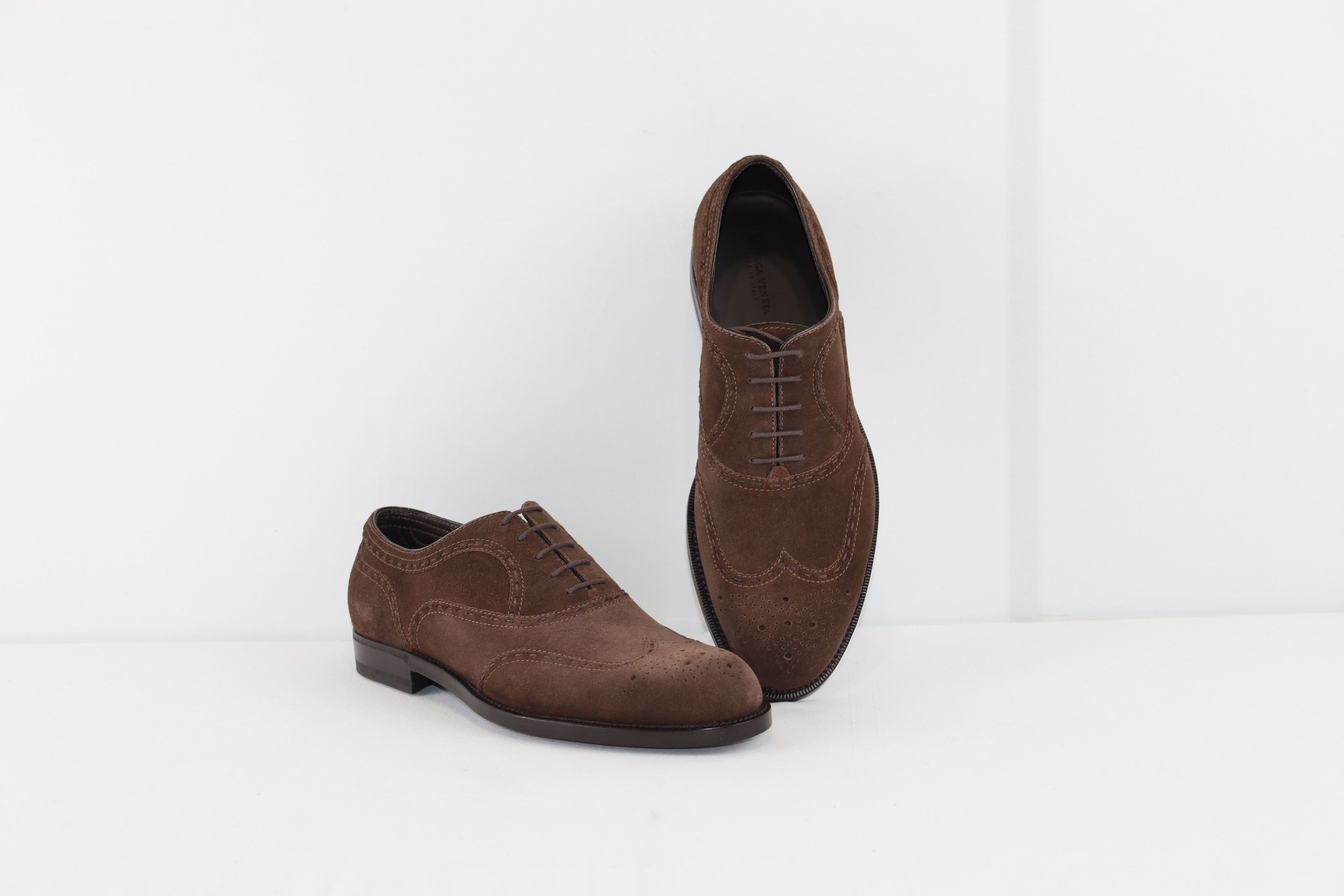Bottega Veneta o1rshd1 Calf Skin Suede Leather Sole Shoe in Brown Size US 8 / EU 41 - 13 Thumbnail