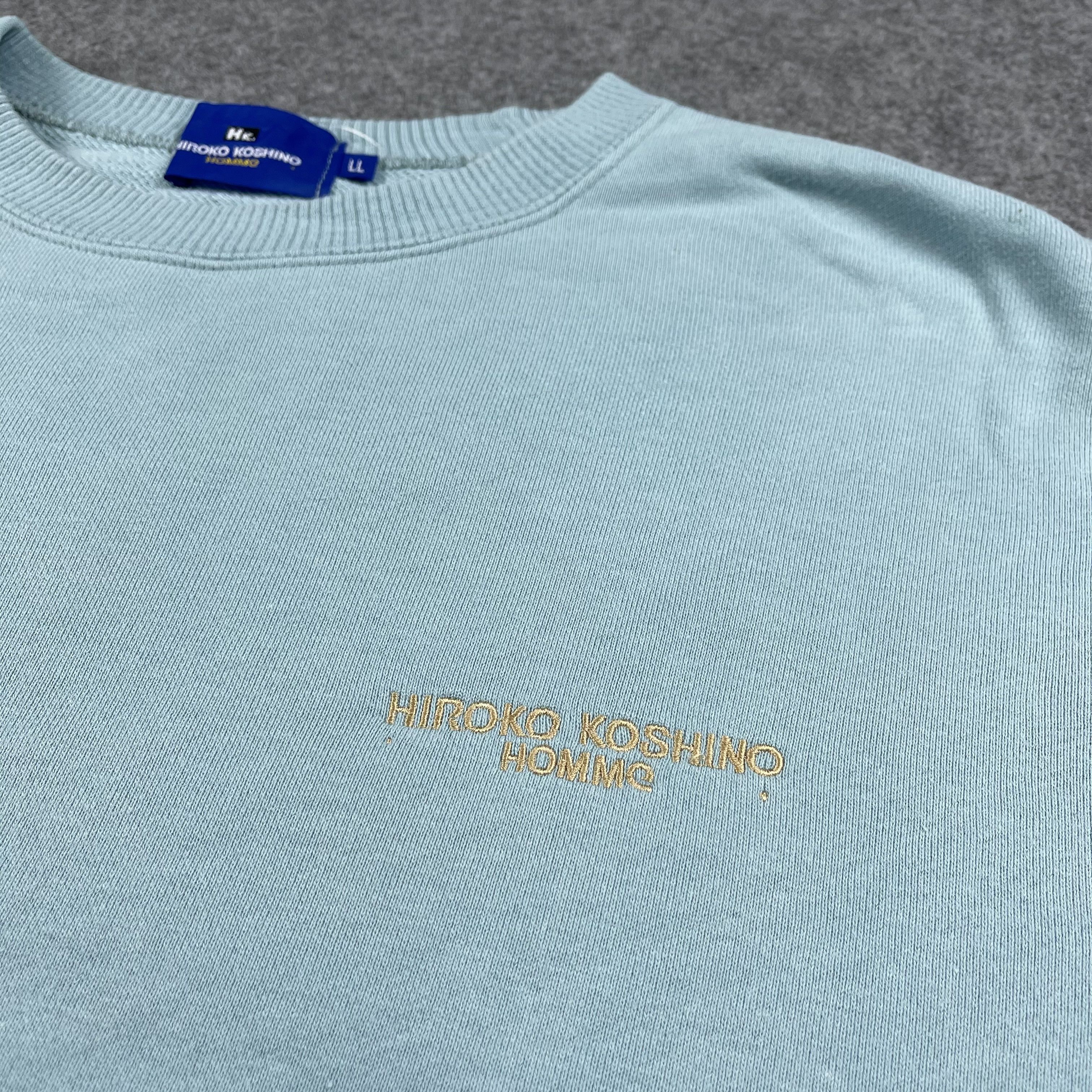 Hiroko Koshino Homme Hiroko Koshino Homme Sweatshirt F47 Size US L / EU 52-54 / 3 - 3 Thumbnail