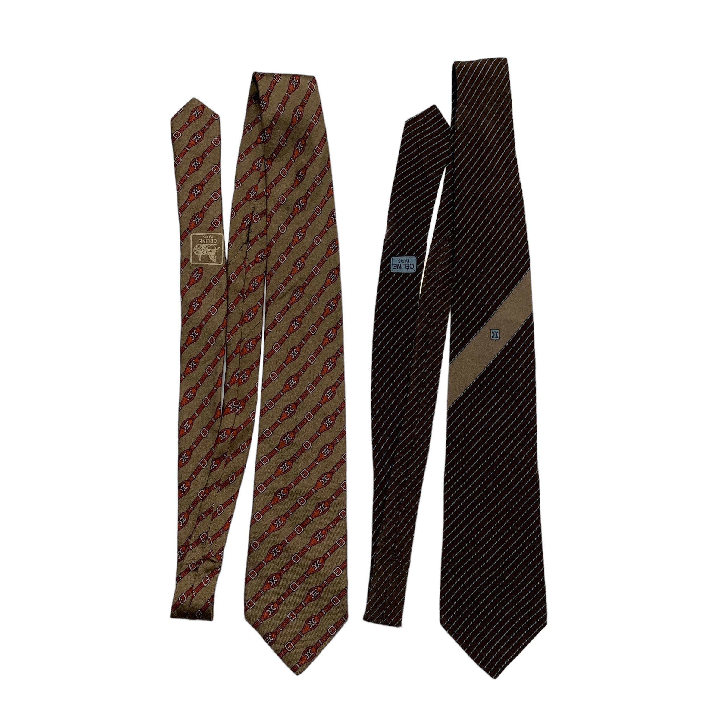 2 Pieces Celine Necktie