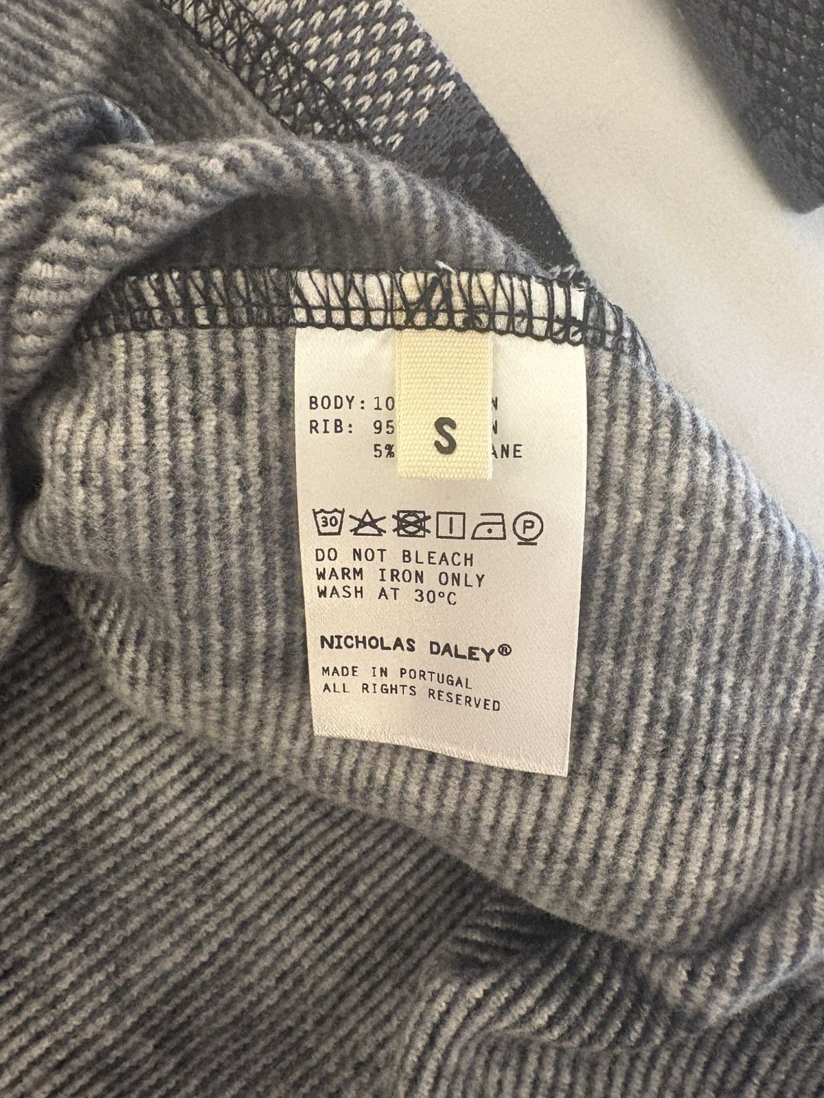 Nicholas Daley L/S STRIPED POLO Size US S / EU 44-46 / 1 - 3 Thumbnail