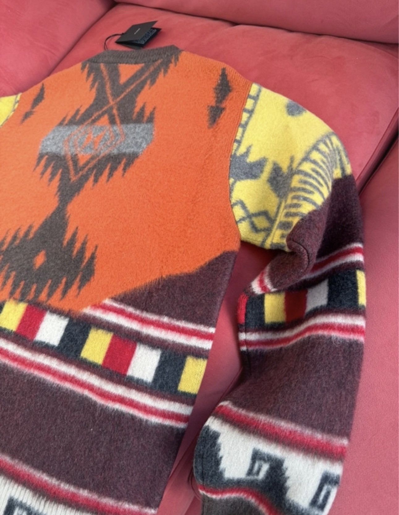 Alanui Alanui brown,orange,yellow wool jumper, size S Size US S / EU 44-46 / 1 - 6 Thumbnail