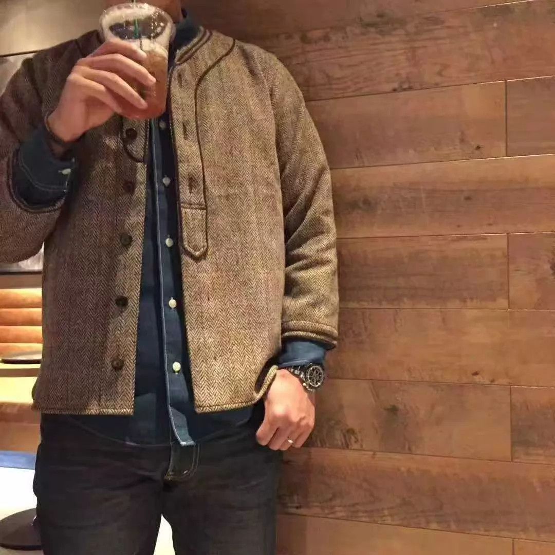 Visvim visvim 16AW SPOT DUGOUT SHIRT L/S HARRIS TWEED Olive Size US M / EU 48-50 / 2 - 9 Thumbnail