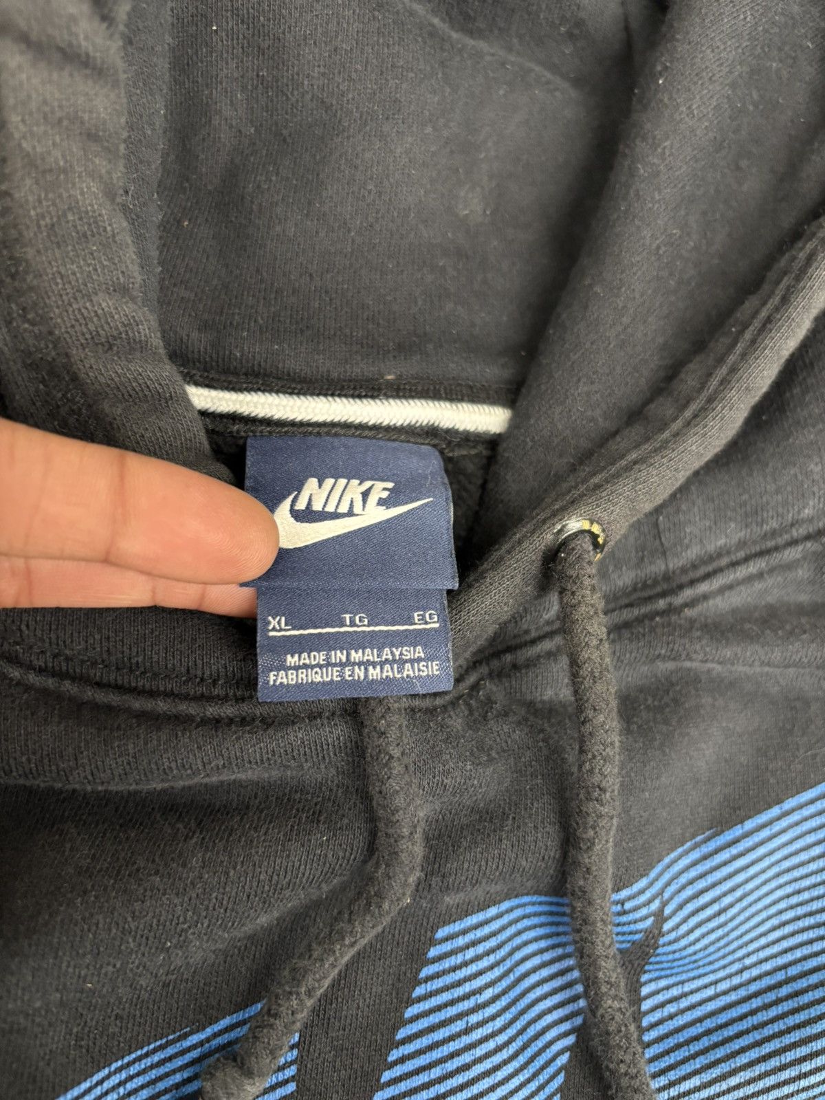 Nike Y2K Nike big logo hoodie Size US XL / EU 56 / 4 - 3 Thumbnail
