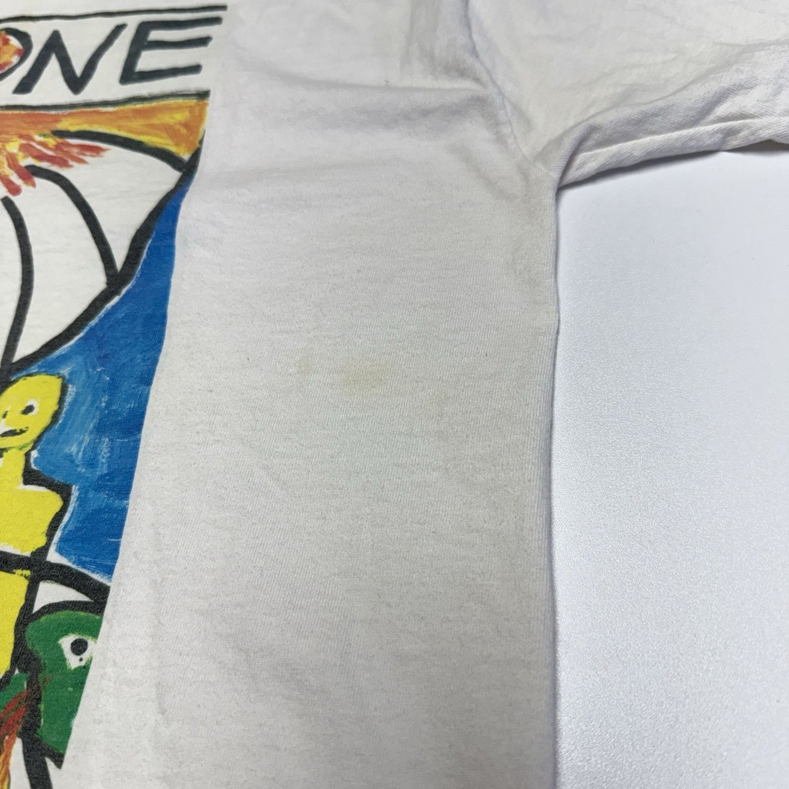 Vintage Vintage Andy Kane Art T Shirt Mens Large White Ozone 90s Y2K Size US L / EU 52-54 / 3 - 7 Thumbnail