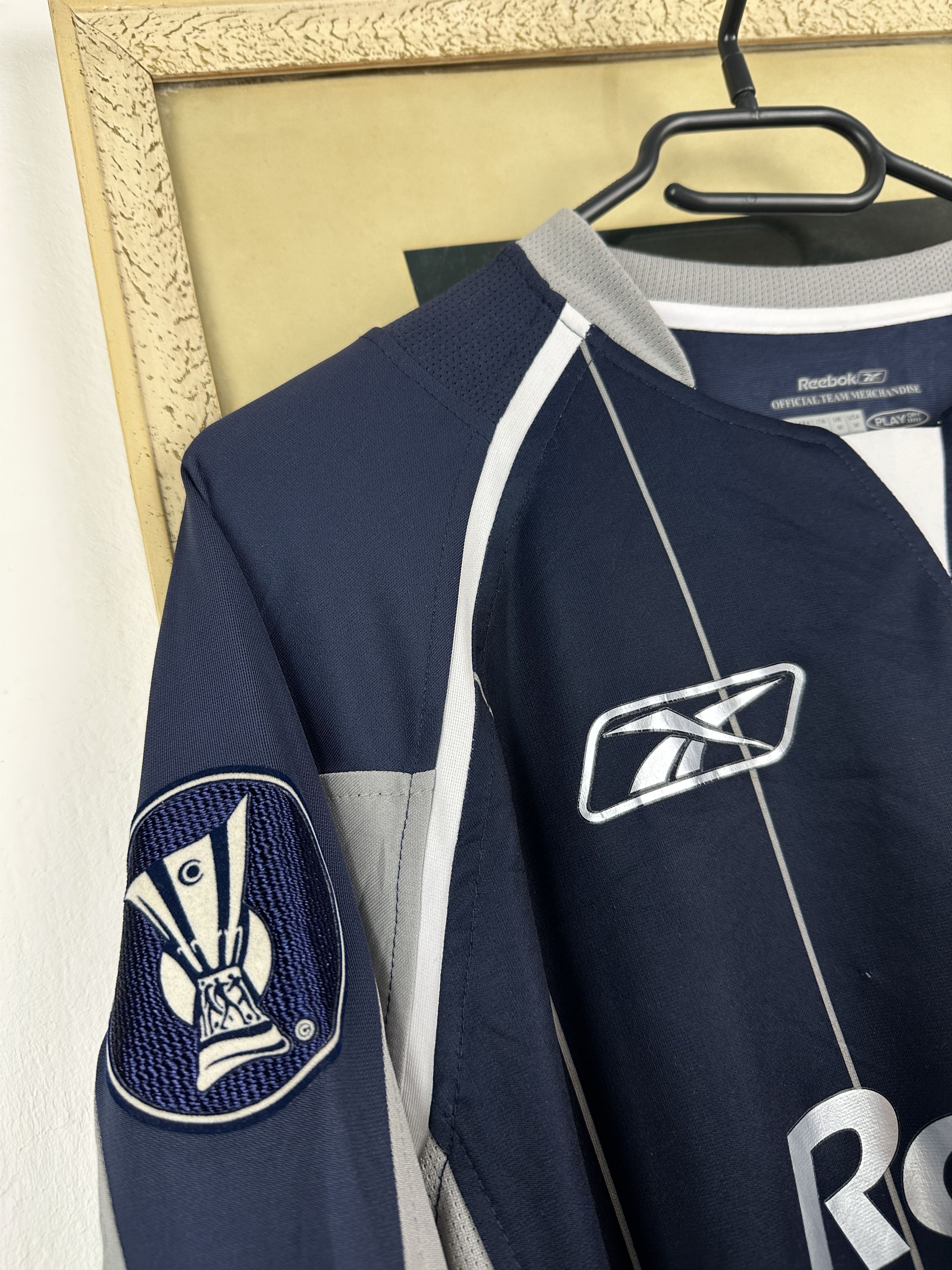 Vintage Bolton football shirt 2005 Long Sleeve #11 Gardner UEFA Cup Size US M / EU 48-50 / 2 - 6 Thumbnail