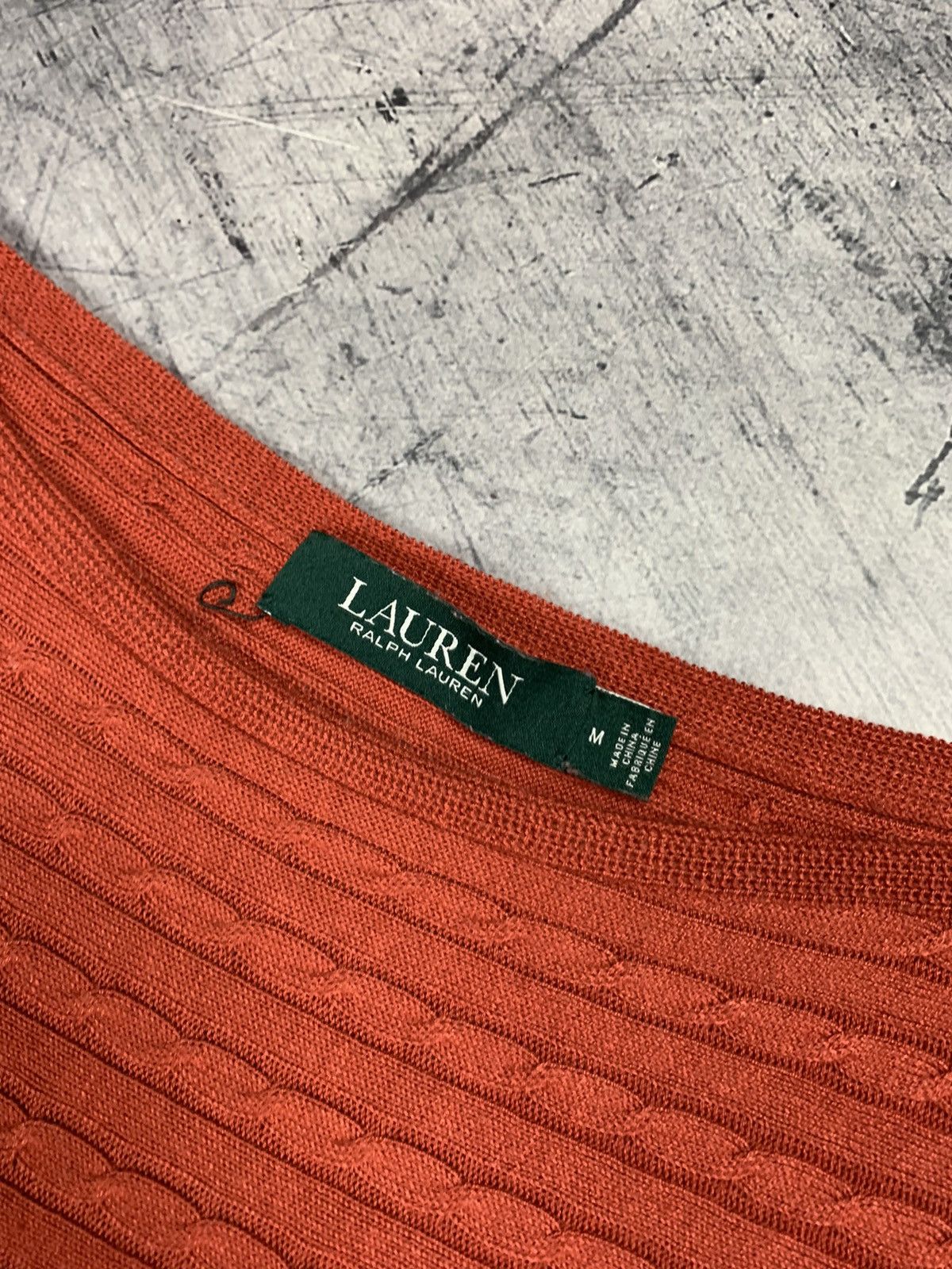 Lauren Ralph Lauren Lauren Ralph Lauren Knit Sweater Size M Orange Long Sleeve Size M / US 6-8 / IT 42-44 - 5 Thumbnail